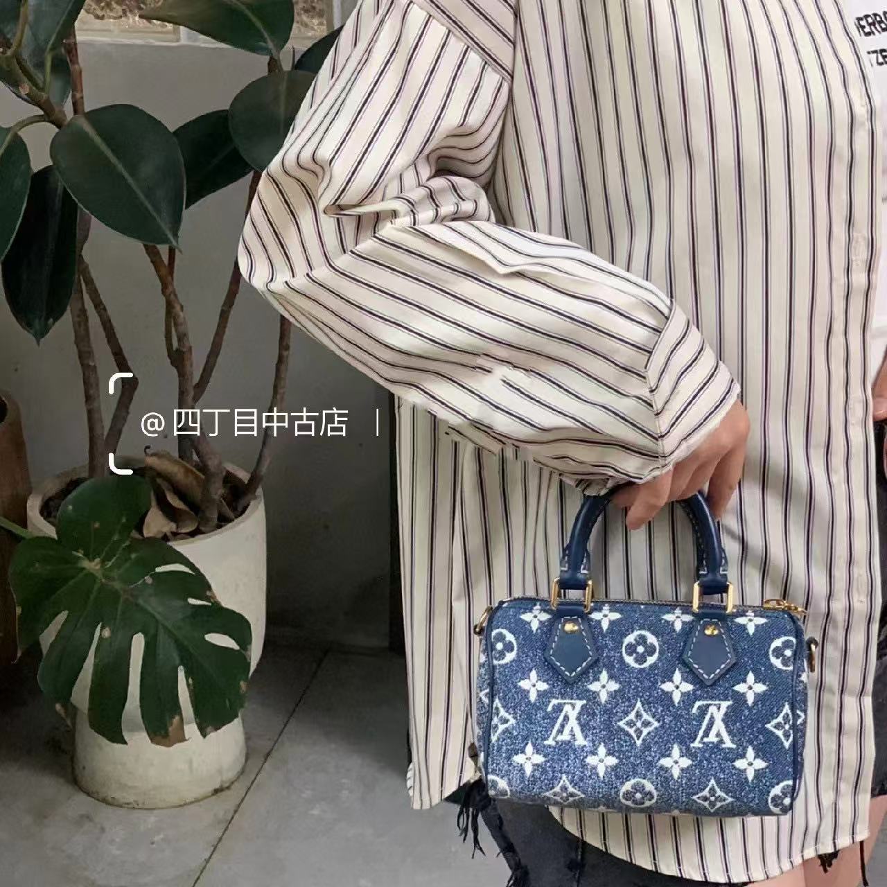 LV speedyデニムハンドバッグ【50％割引+送料無料】