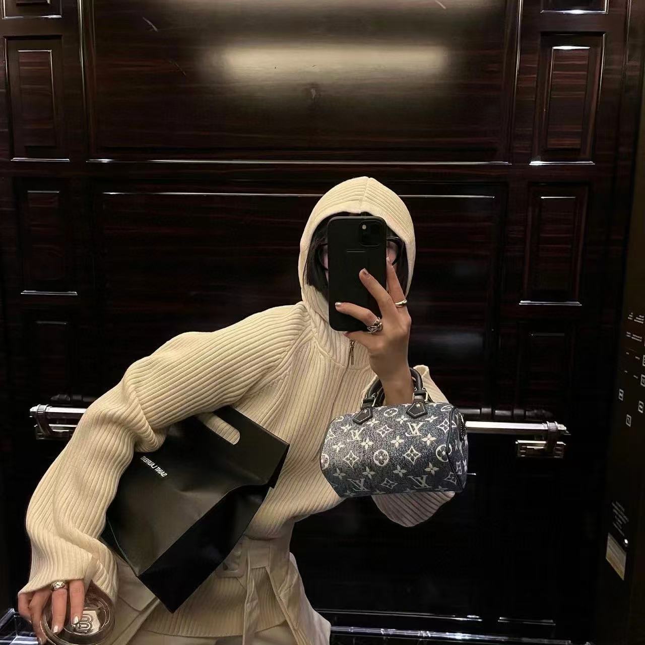 LV speedyデニムハンドバッグ【50％割引+送料無料】