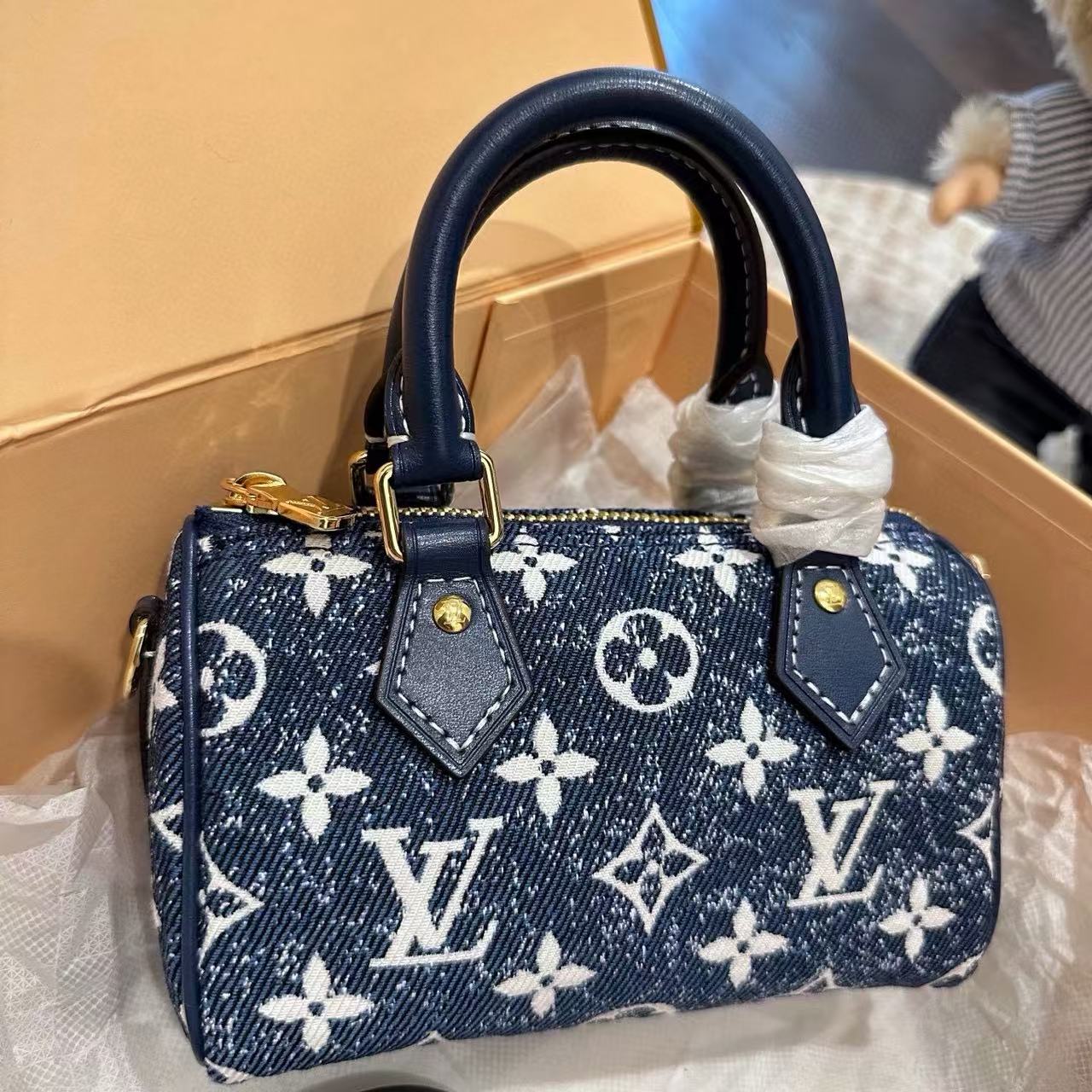 LV speedyデニムハンドバッグ【50％割引+送料無料】