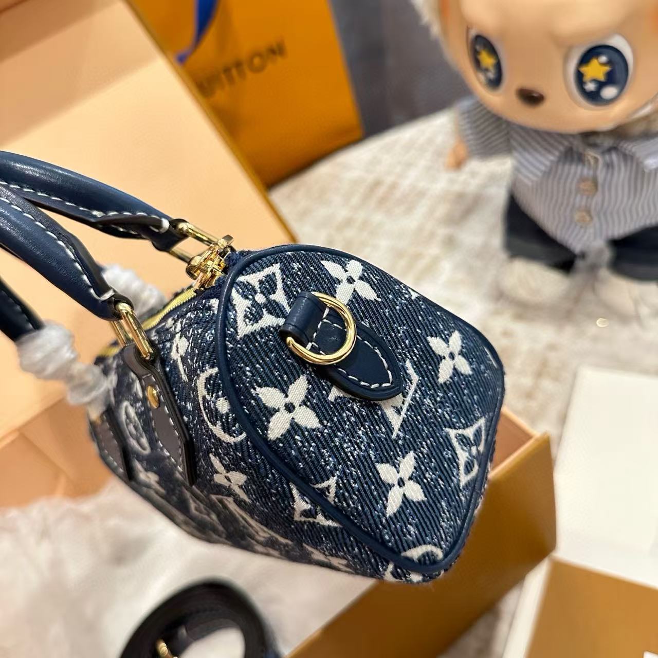 LV speedyデニムハンドバッグ【50％割引+送料無料】