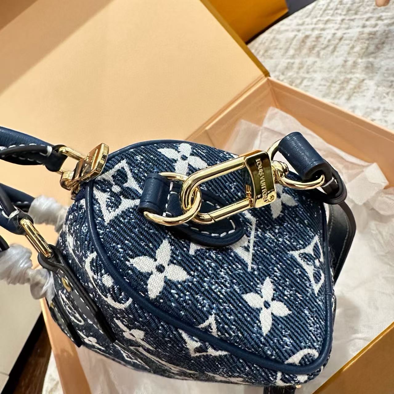 LV speedyデニムハンドバッグ【50％割引+送料無料】