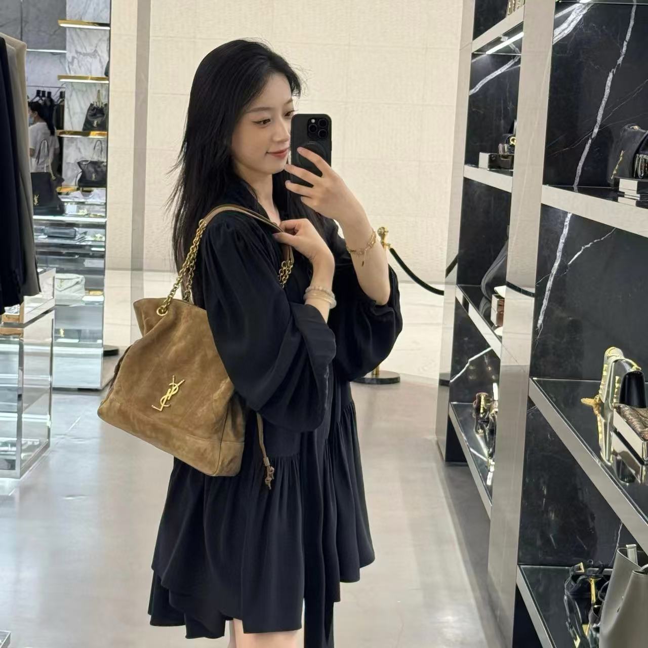 YSL ディアスキン ショッピングバッグ【50％割引+送料無料】