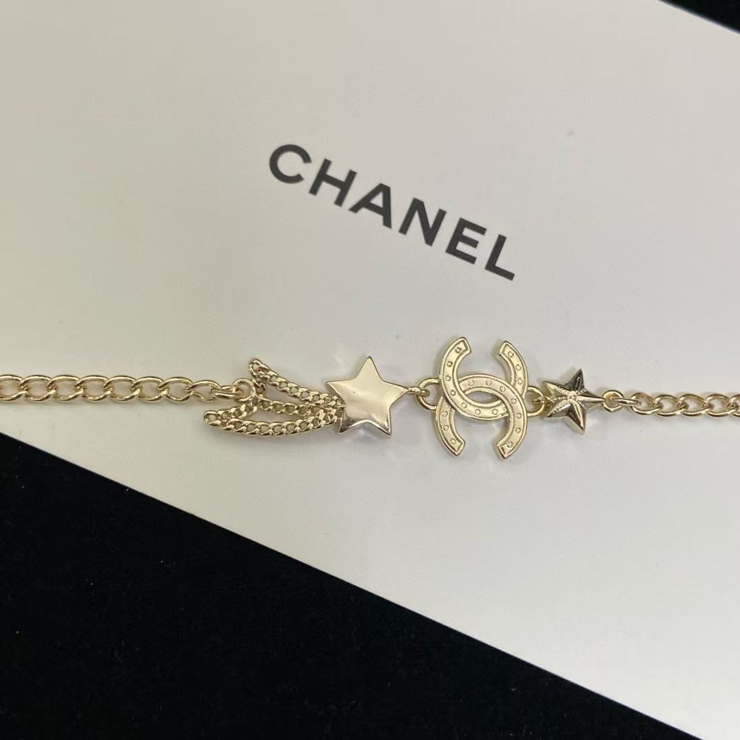 CHANE1 ダブルC 五芒星ブレスレット【50％割引+送料無料】