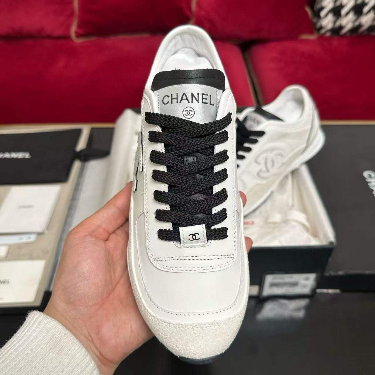 CHANE1 高品質ダブルCカジュアルシューズ【50％割引+送料無料】
