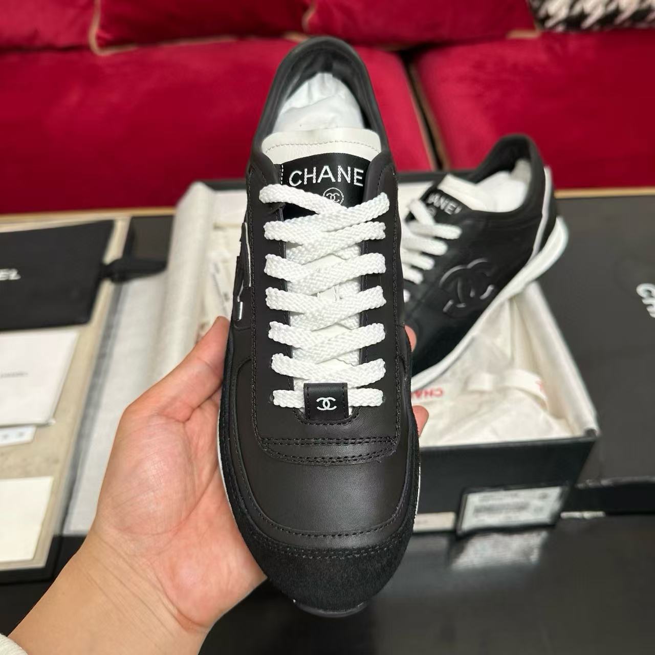 CHANE1 高品質ダブルCカジュアルシューズ【50％割引+送料無料】