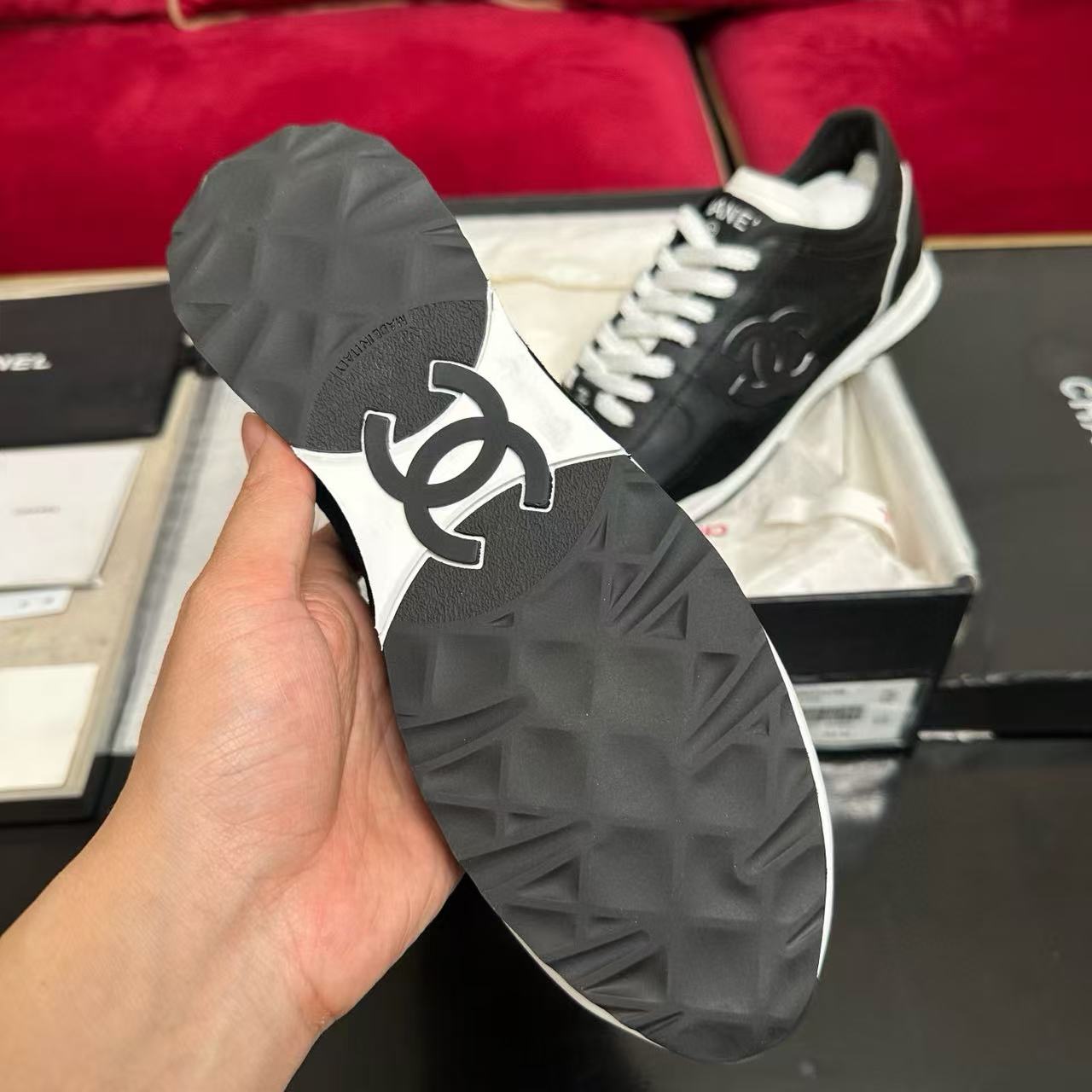 CHANE1 高品質ダブルCカジュアルシューズ【50％割引+送料無料】