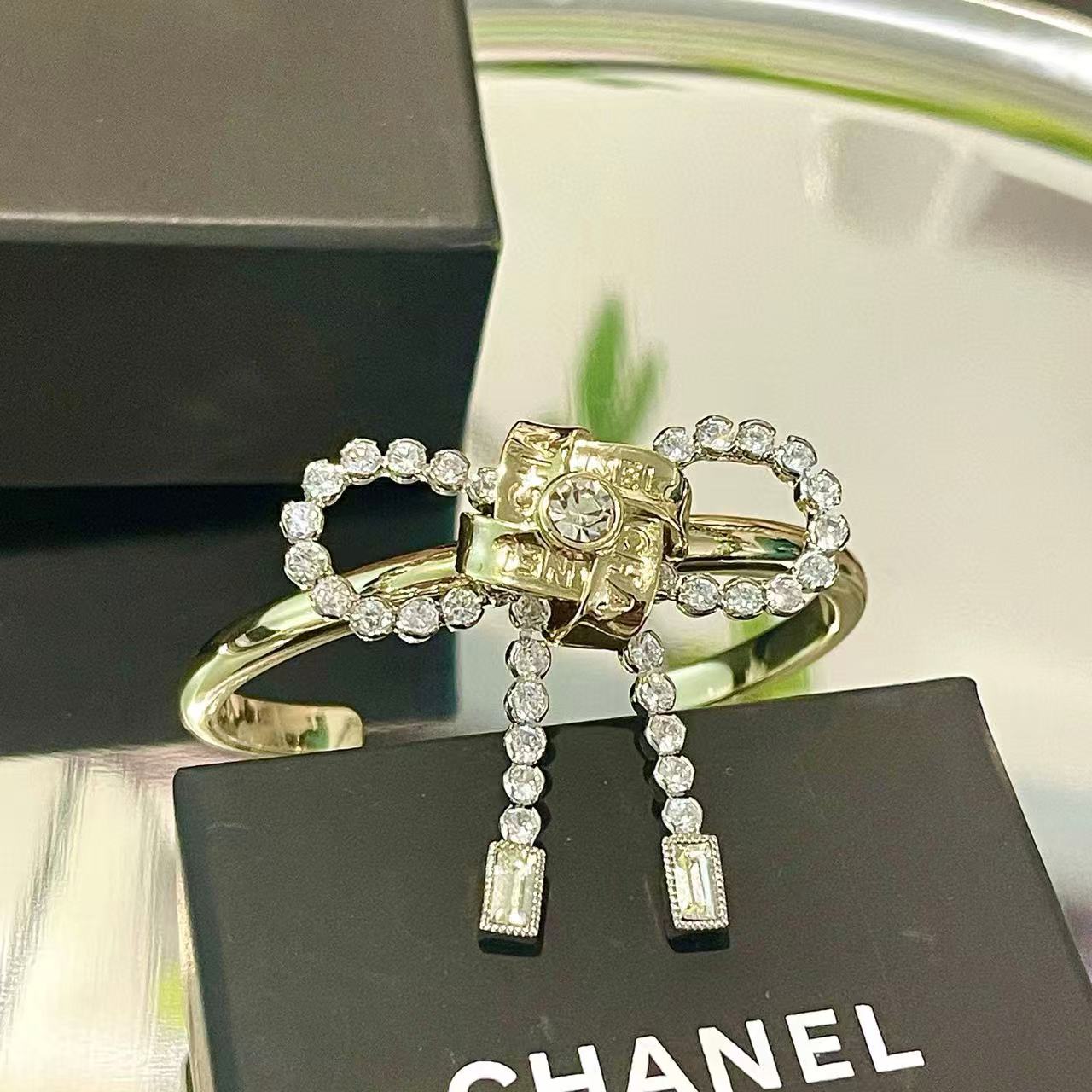 CHANE1 ボウダイヤモンドブレスレット【50％割引+送料無料】