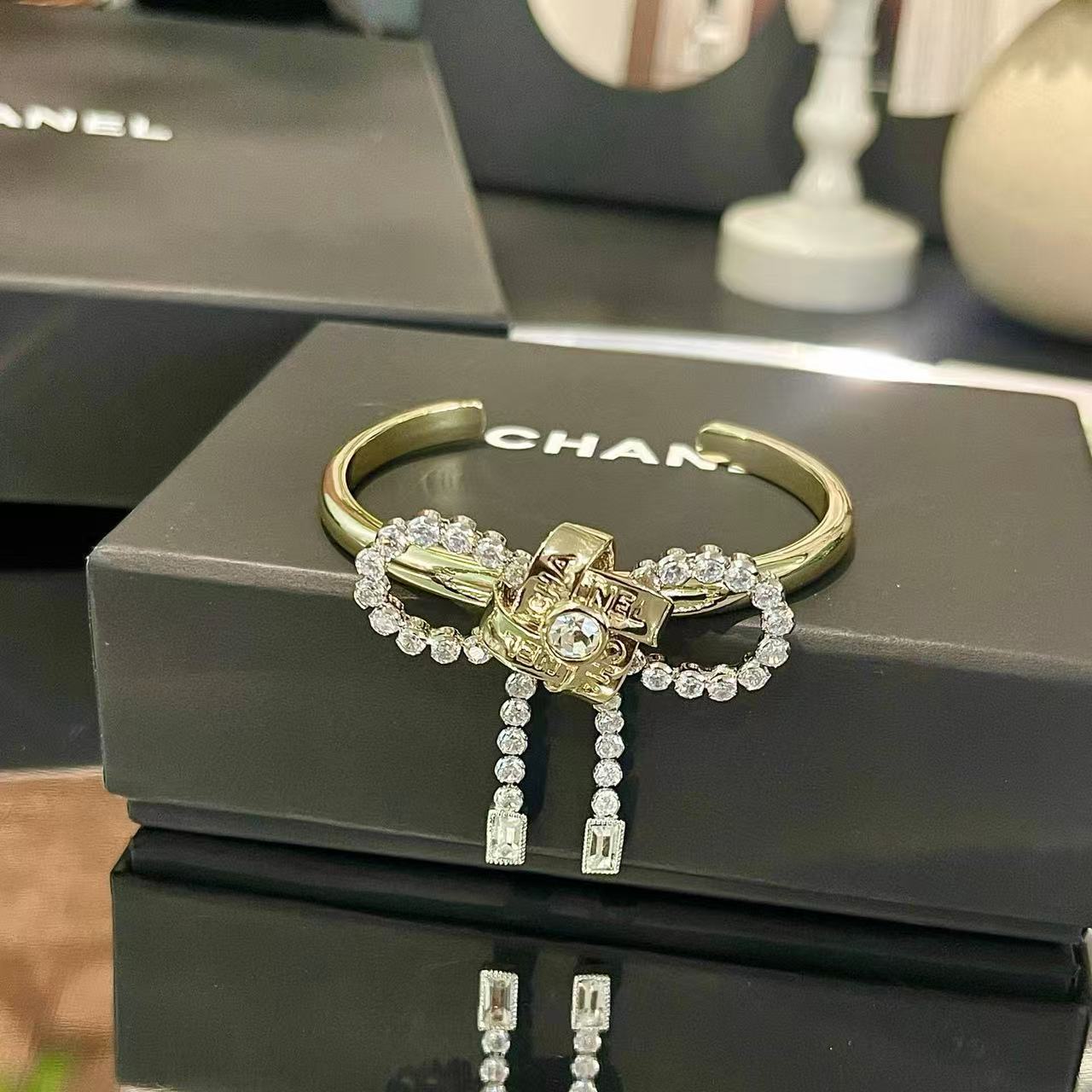 CHANE1 ボウダイヤモンドブレスレット【50％割引+送料無料】