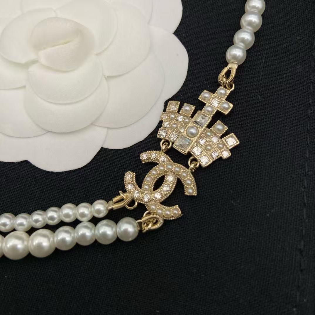 CHANE1 クラウンパールネックレス【50％割引+送料無料】