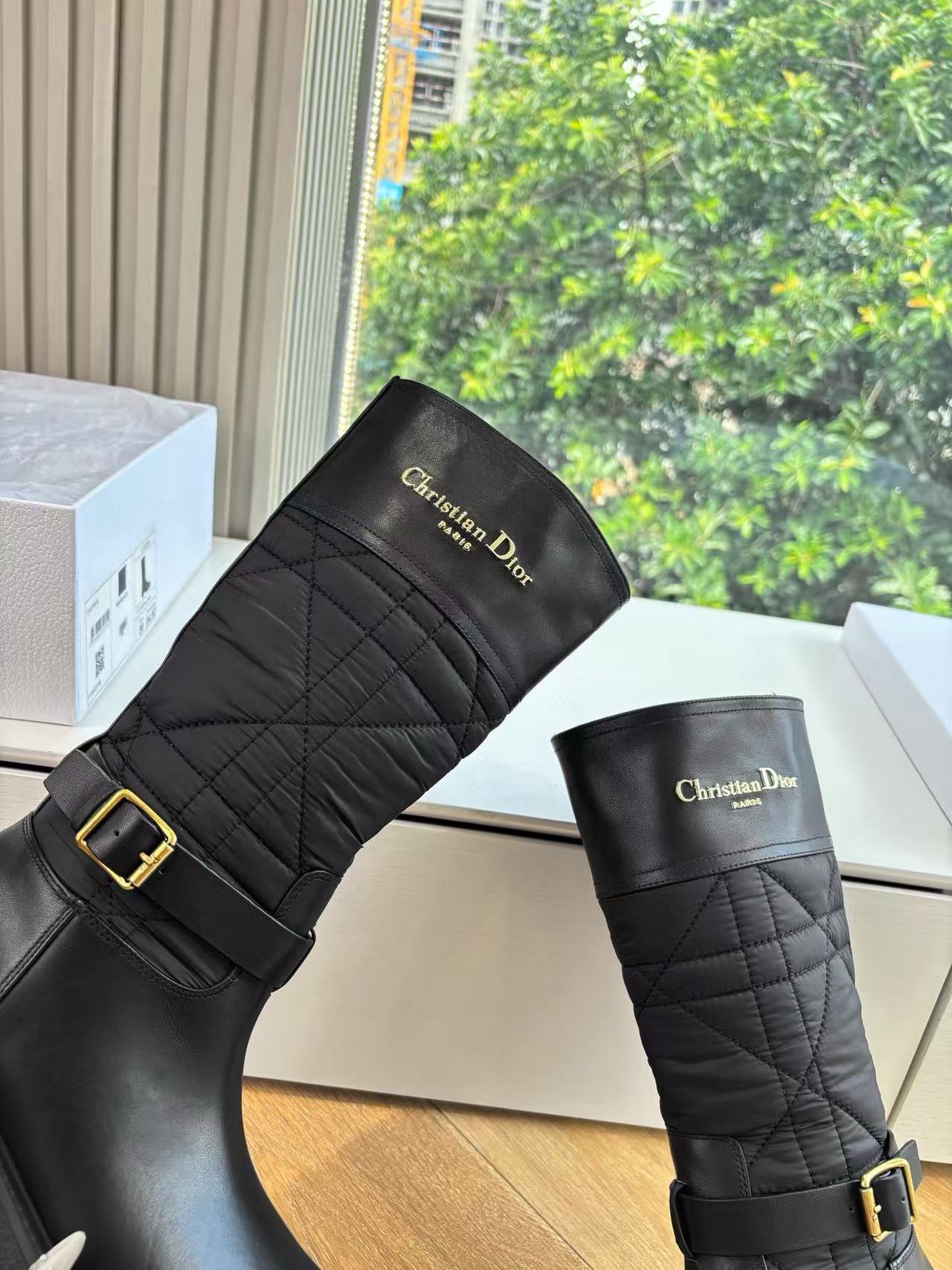 DI0Rの高品質秋冬レザーロングブーツ【50％割引+送料無料】