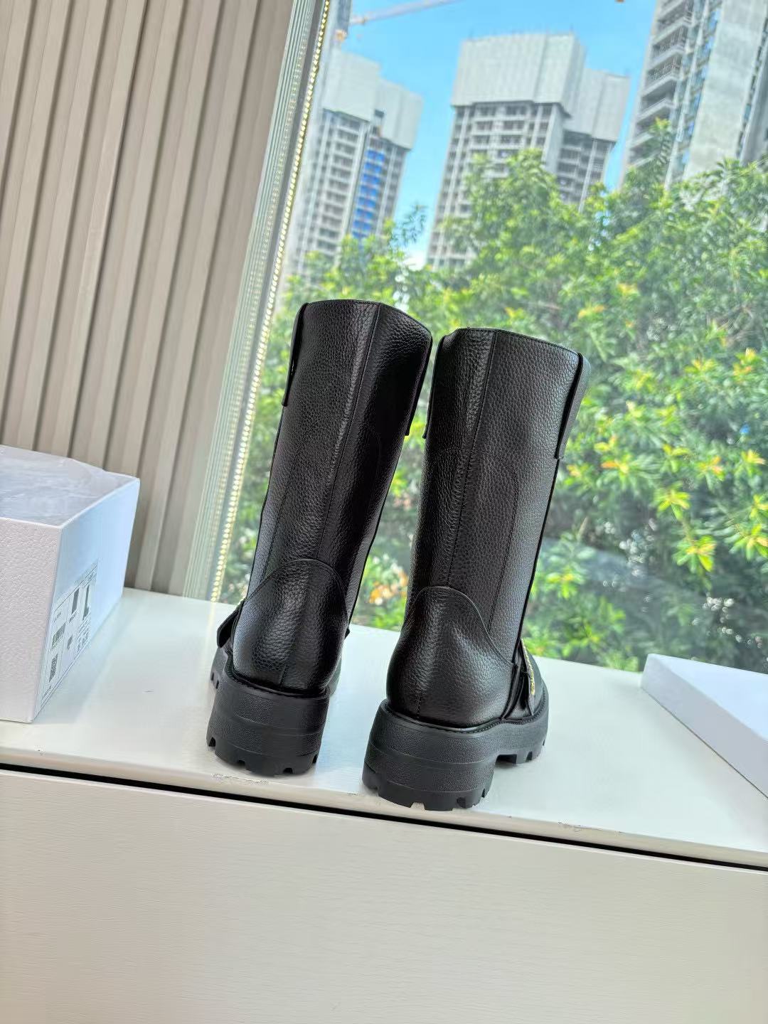 DI0R 高品質秋冬レザーレターアンクルブーツ【50％割引+送料無料】