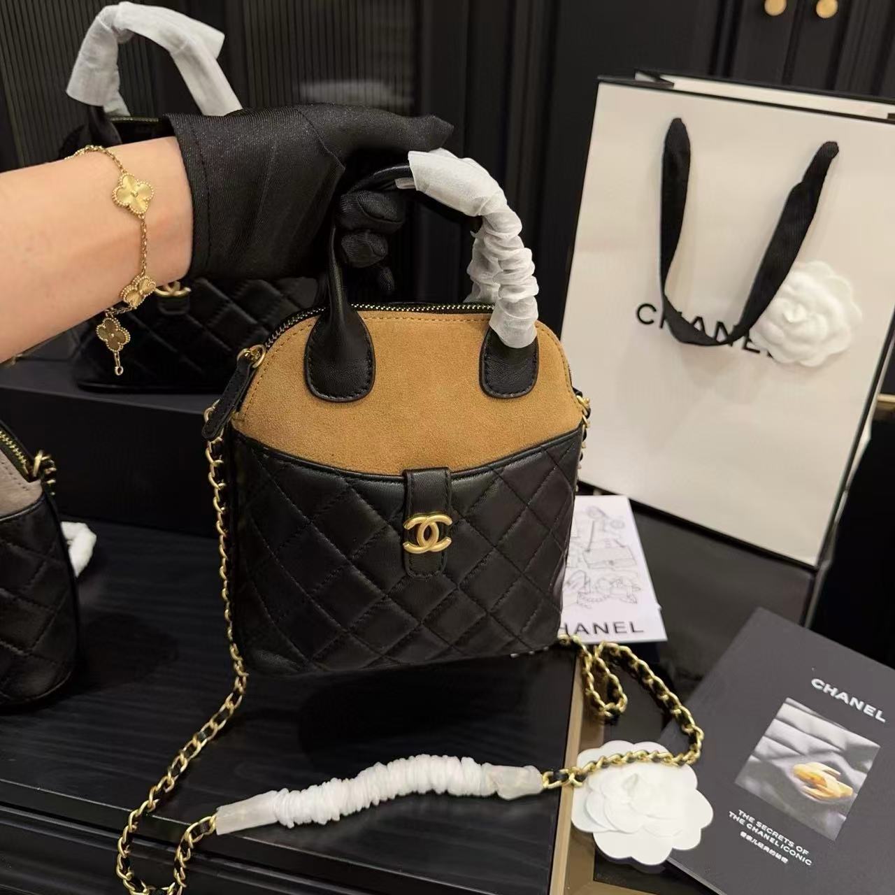 CHANE1 ディアスキンチェーンシェルバッグ【50％割引+送料無料】