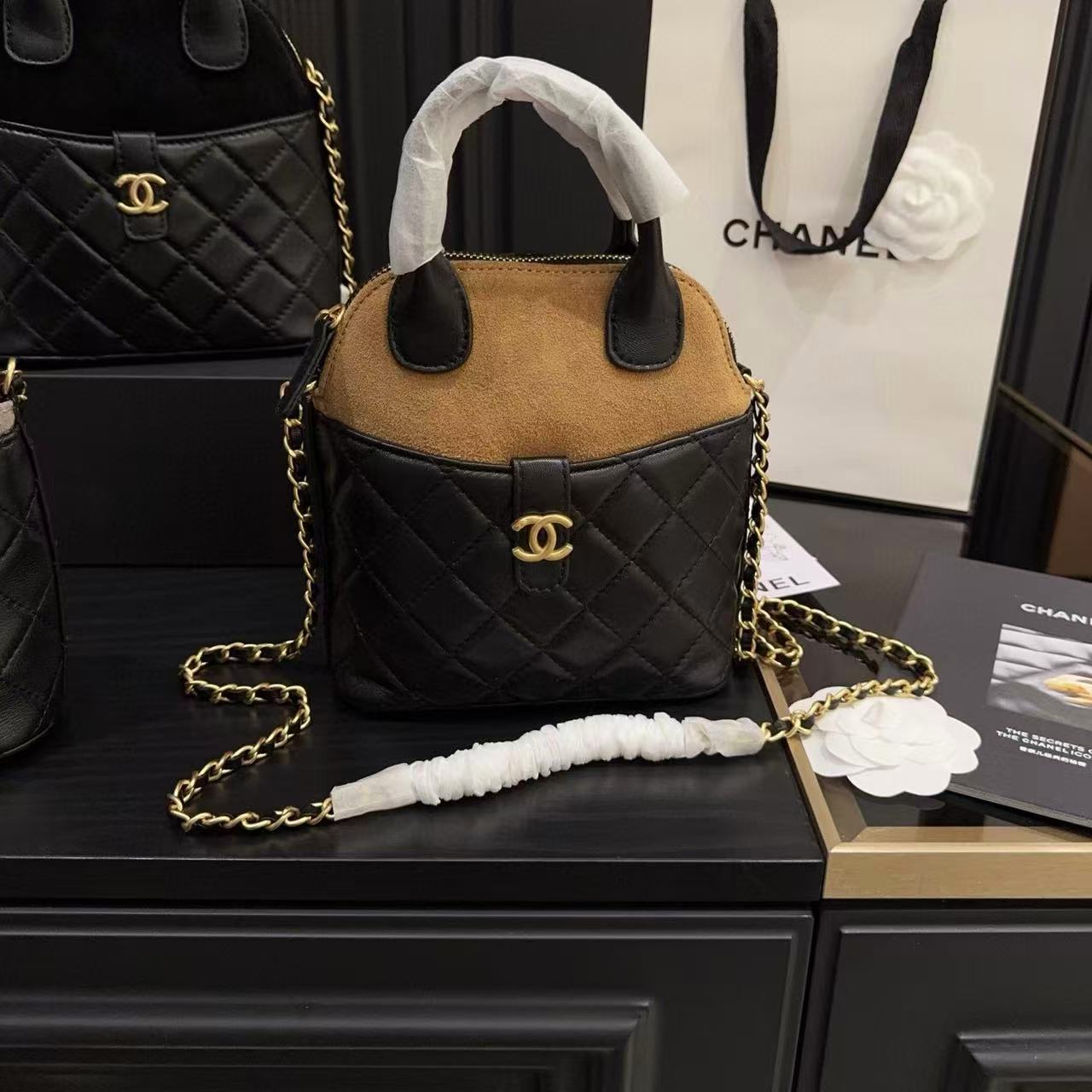 CHANE1 ディアスキンチェーンシェルバッグ【50％割引+送料無料】