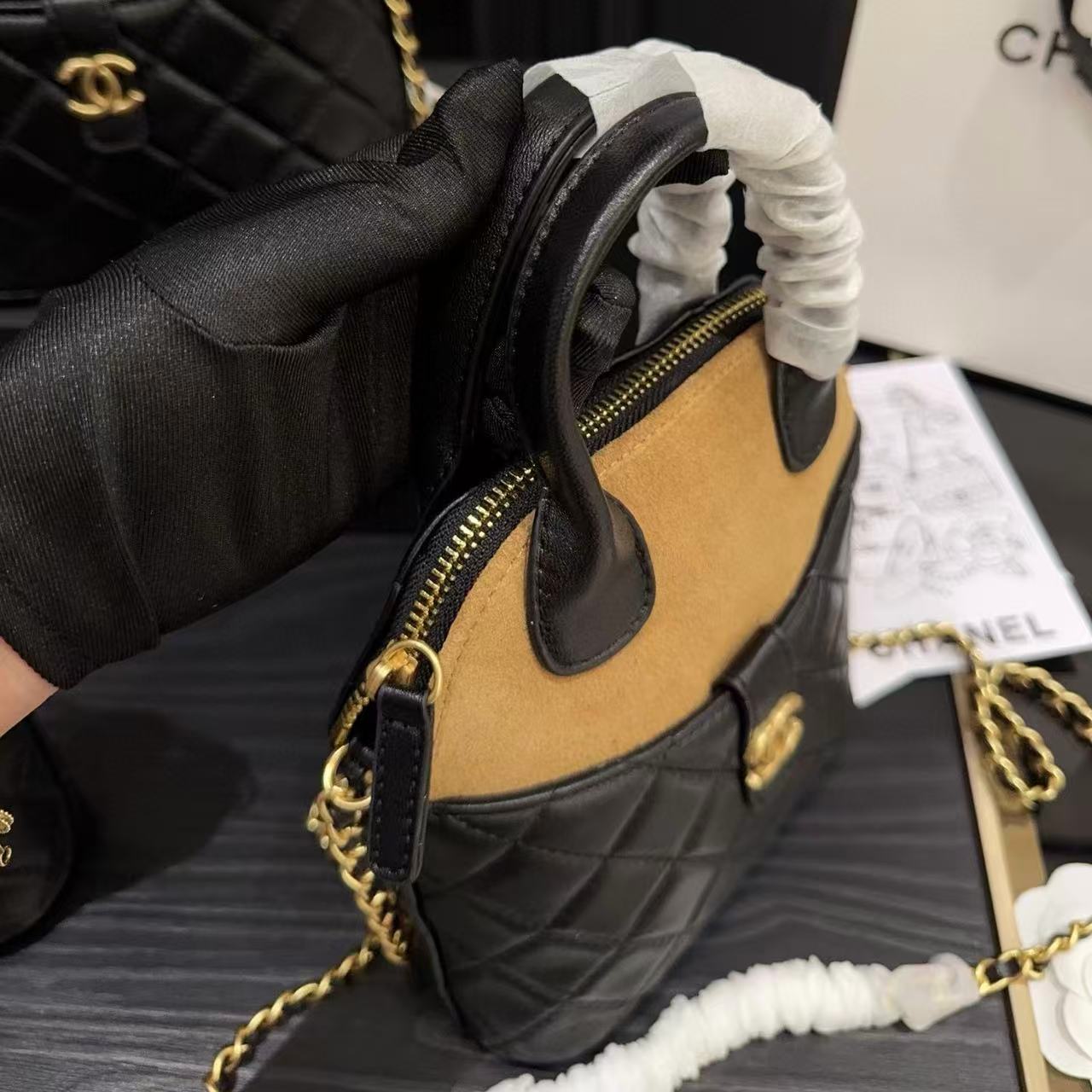 CHANE1 ディアスキンチェーンシェルバッグ【50％割引+送料無料】