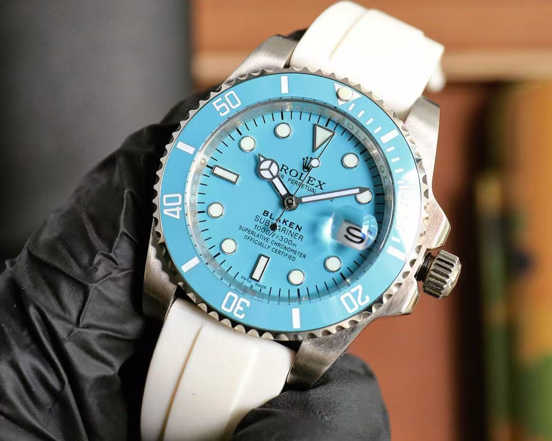 R0LEX 高品質ブルーウォッチ【50％割引+送料無料】