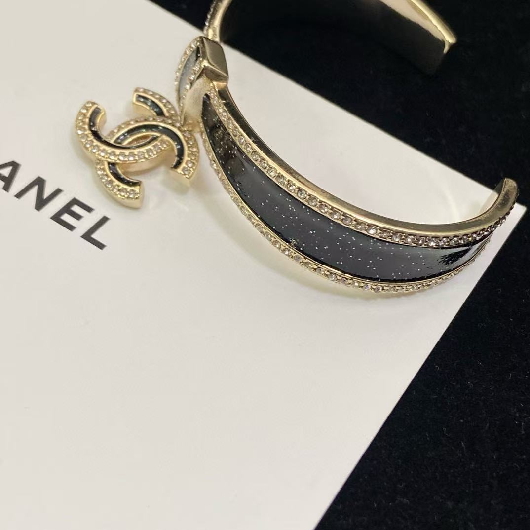 CHANE1 ダブルC ダイヤモンドブレスレット【50％割引+送料無料】