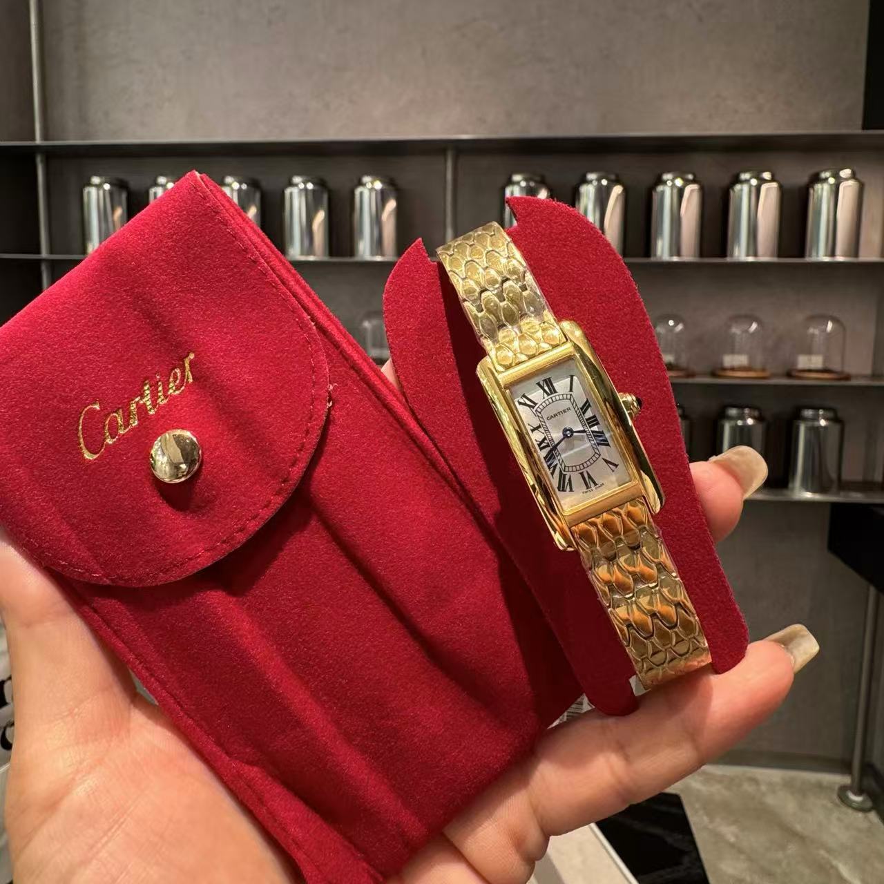 CART1ER メタルスチールストラップ レディース腕時計【50％割引+送料無料】