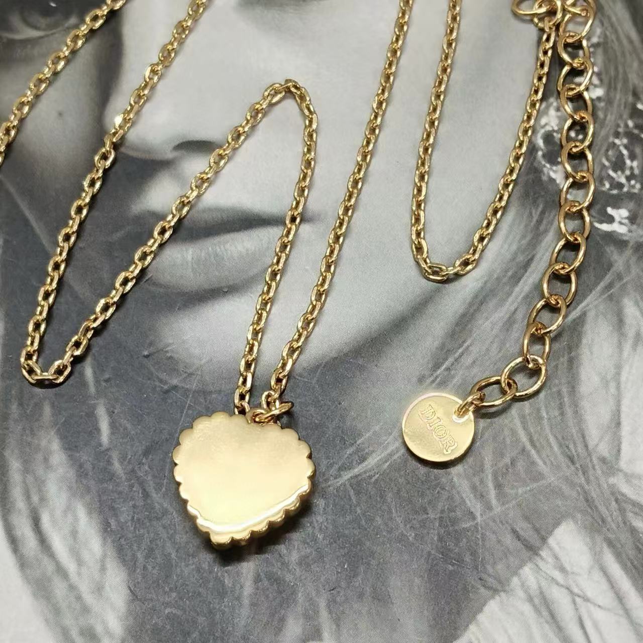 DI0R CD ハートパールネックレス【50％割引+送料無料】