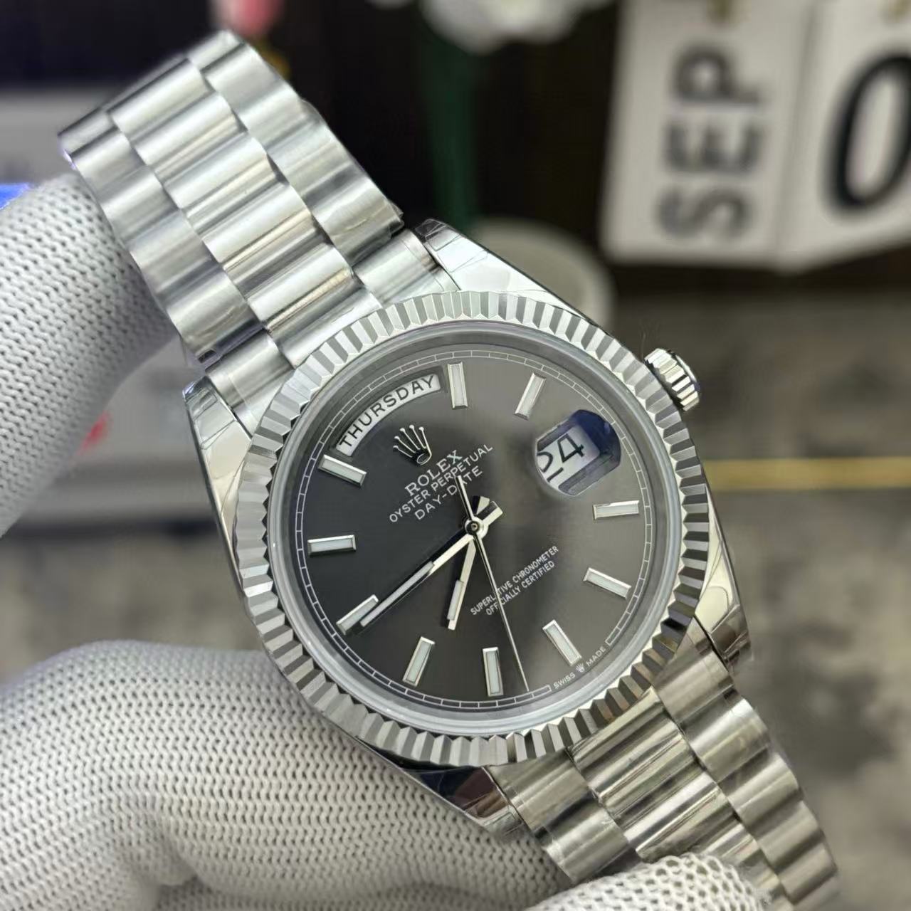 R0LEX スチールストラップ レディース腕時計【50％割引+送料無料】