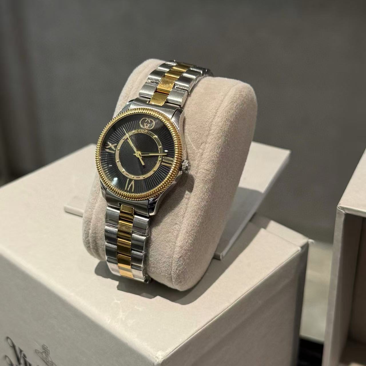 GUCC1G-Timeless女性用スチールストラップウォッチ【50％割引+送料無料】