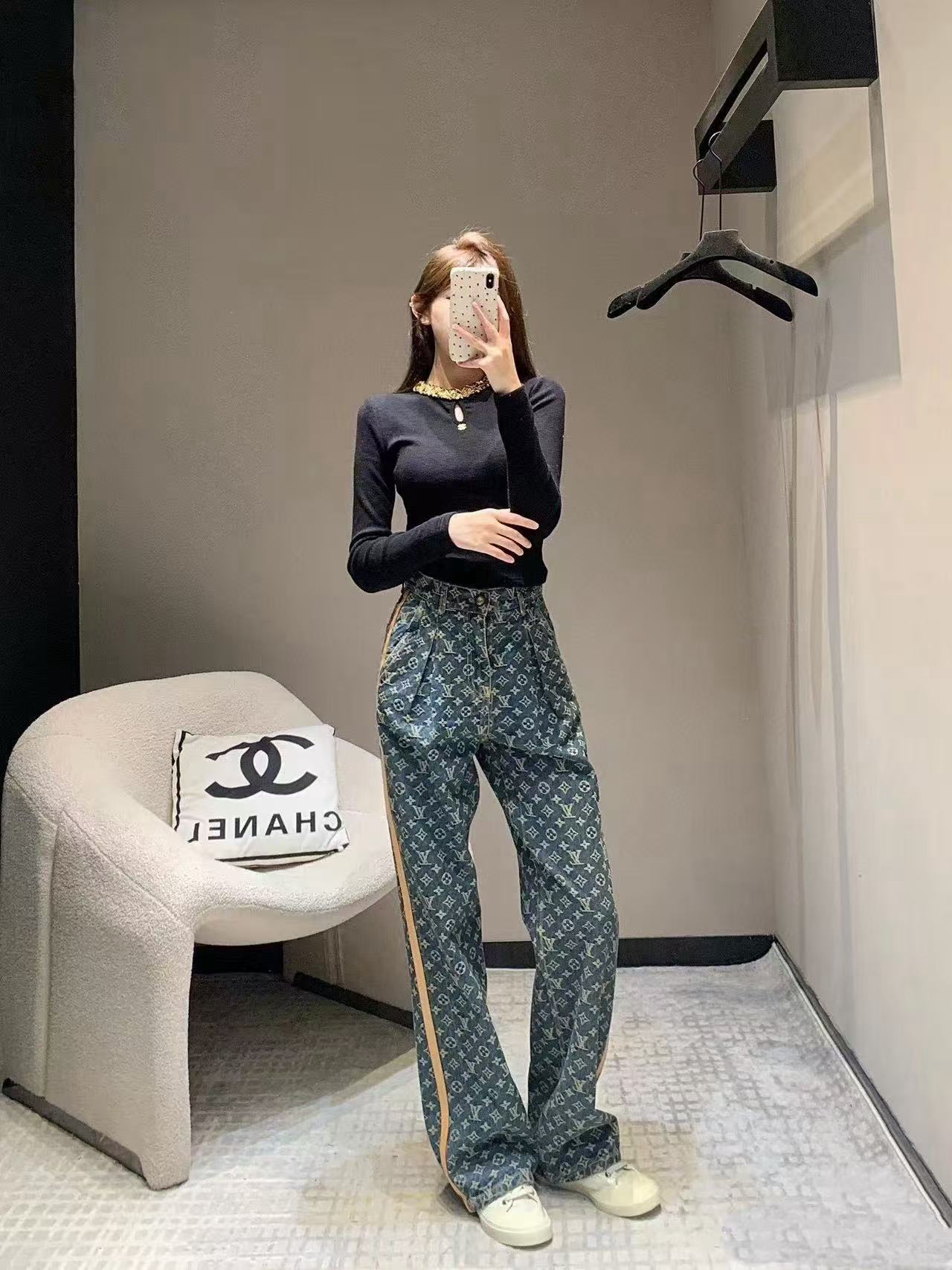 LVロゴジーンズ【50％割引+送料無料】