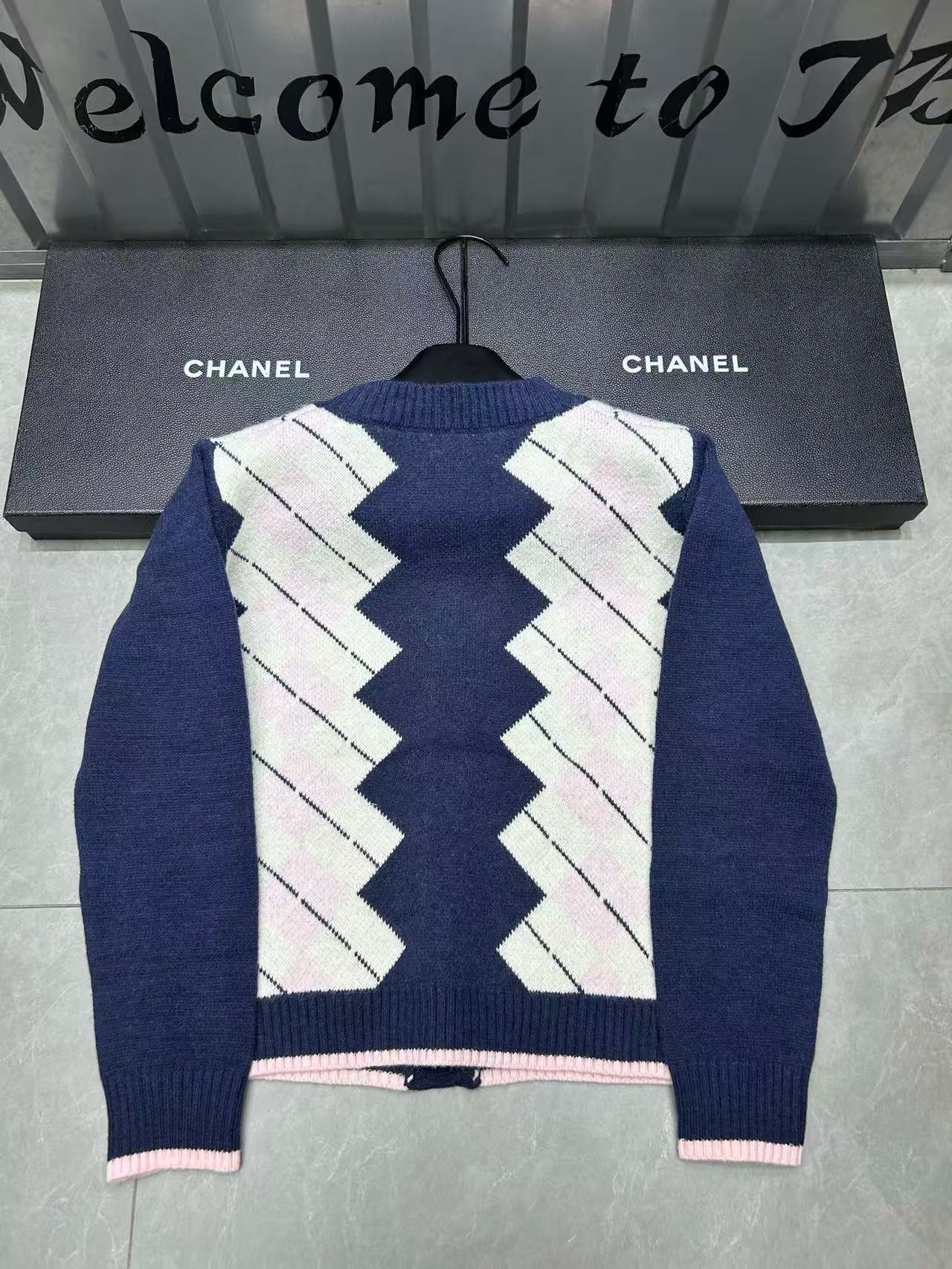 M1UM1U カラーブロックウールカーディガン【50％割引+送料無料】