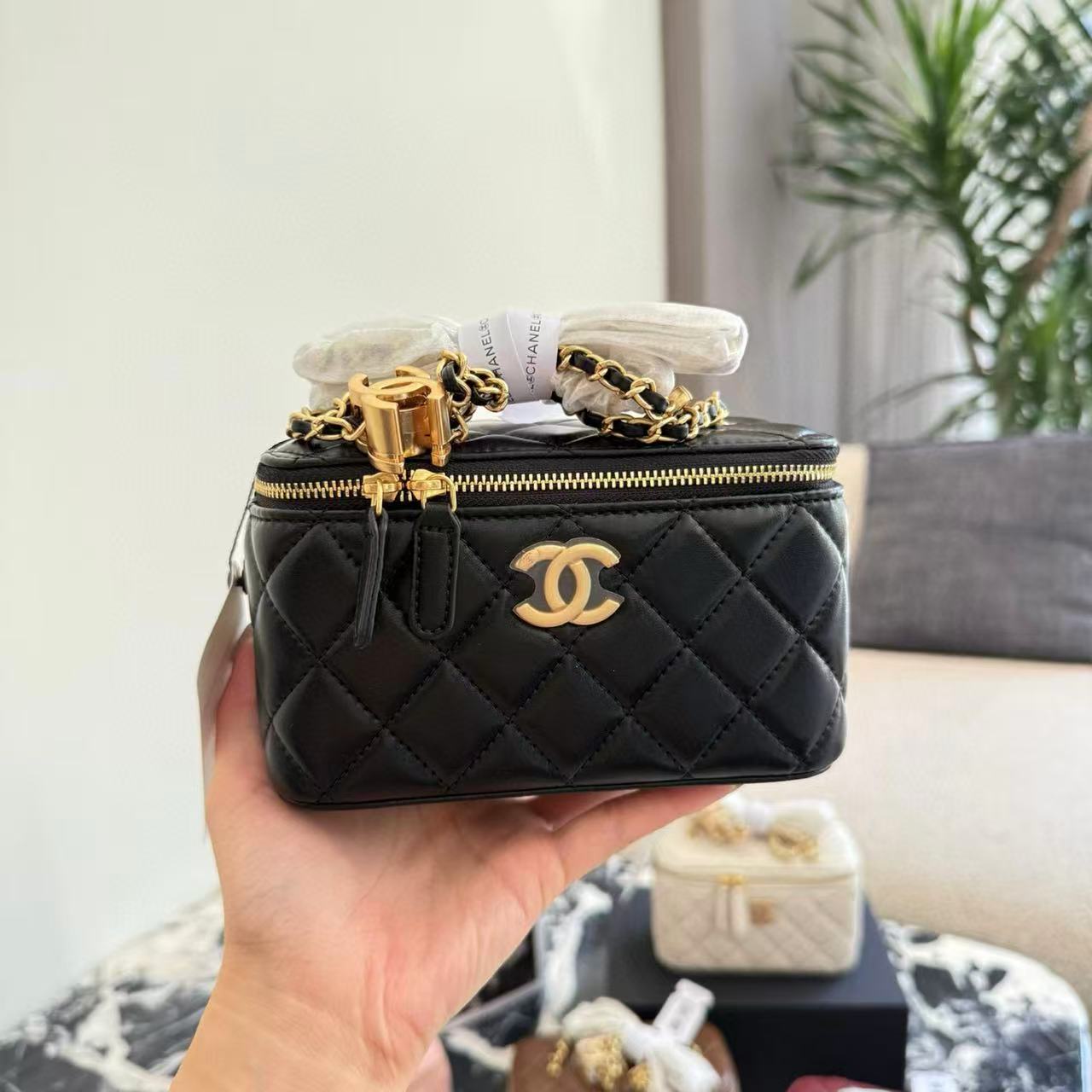 CHANE1 ダブルC 調節可能バックルチェーンバッグ【50％割引+送料無料】