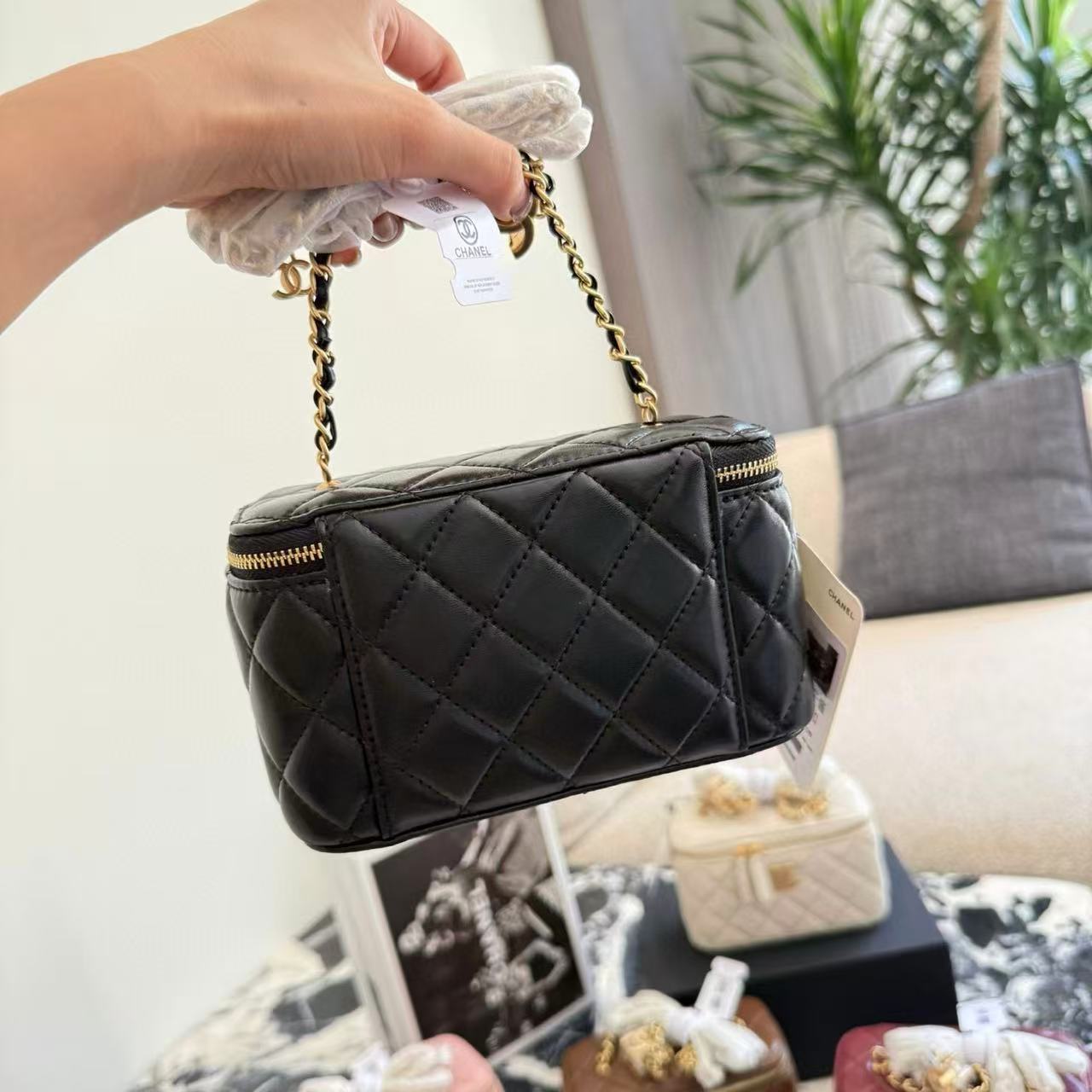 CHANE1 ダブルC 調節可能バックルチェーンバッグ【50％割引+送料無料】