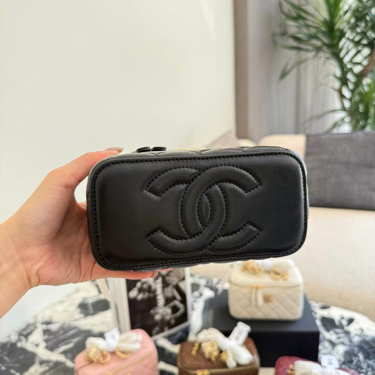 CHANE1 ダブルC 調節可能バックルチェーンバッグ【50％割引+送料無料】