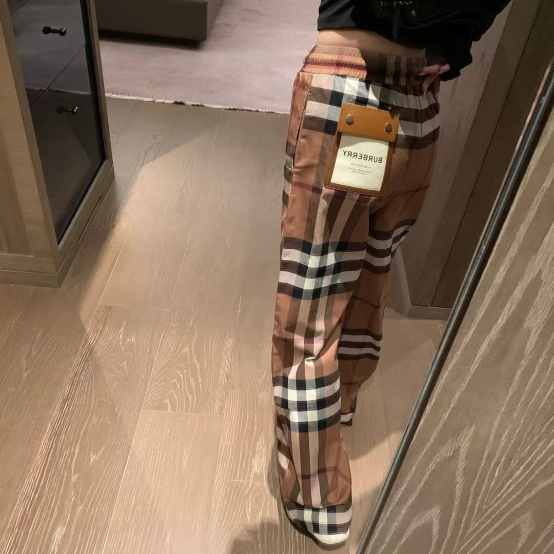 BUR8ERRY チェック柄カジュアルパンツ【50％割引+送料無料】