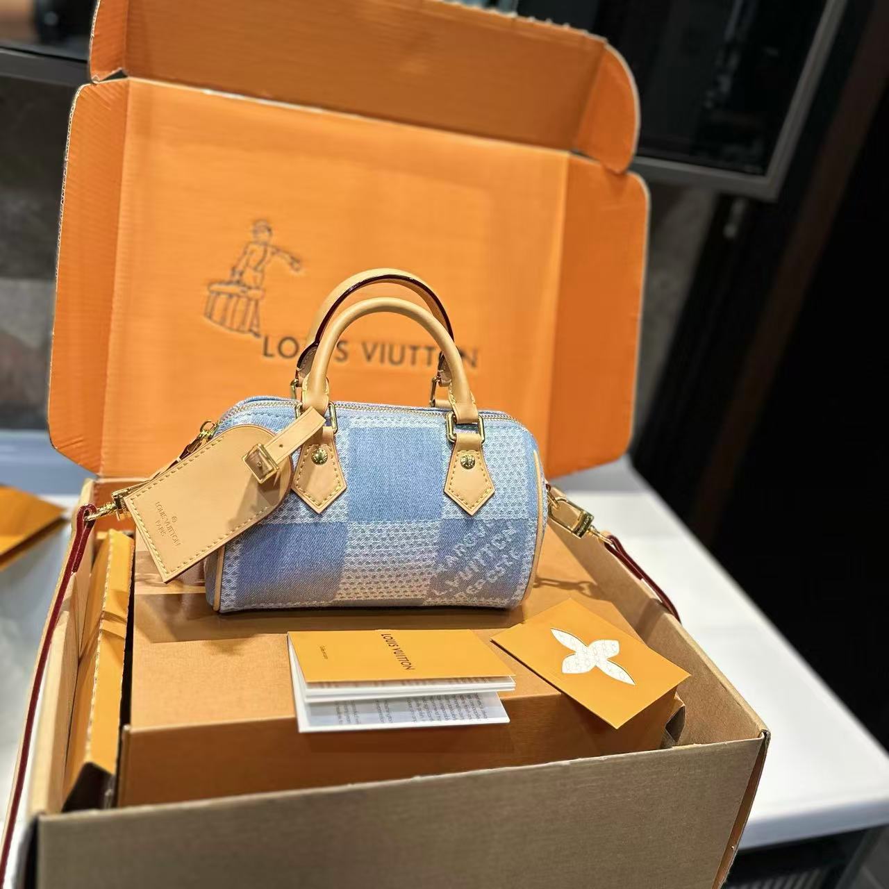 LVデニムハンドバッグ【50％割引+送料無料】