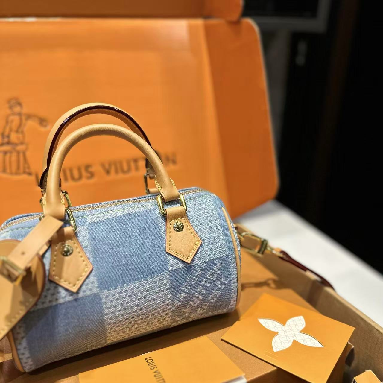 LVデニムハンドバッグ【50％割引+送料無料】
