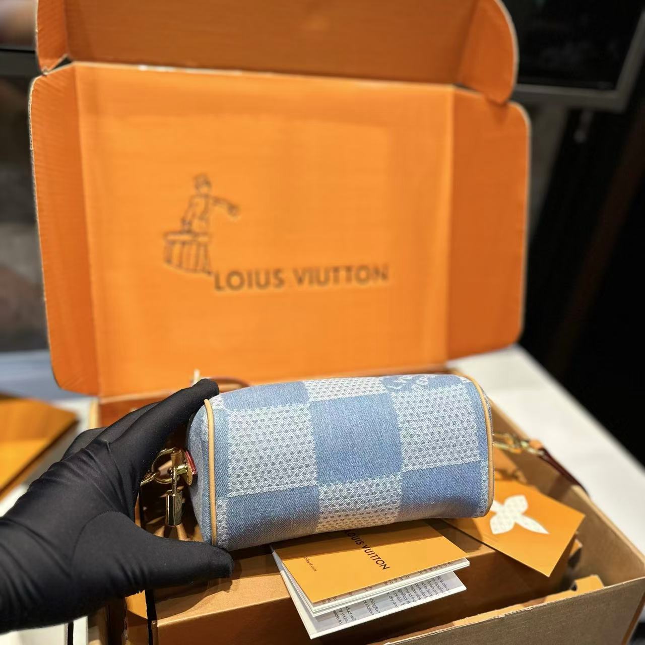 LVデニムハンドバッグ【50％割引+送料無料】