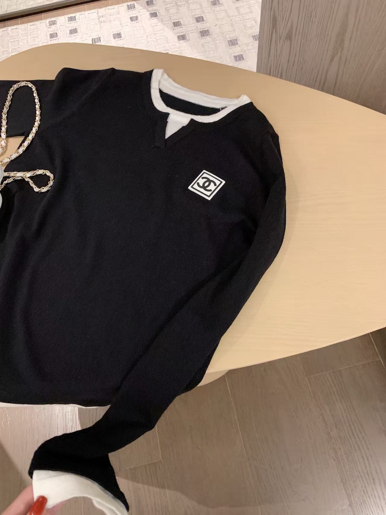 CHANE1 ダブルCウールトップ【50％割引+送料無料】