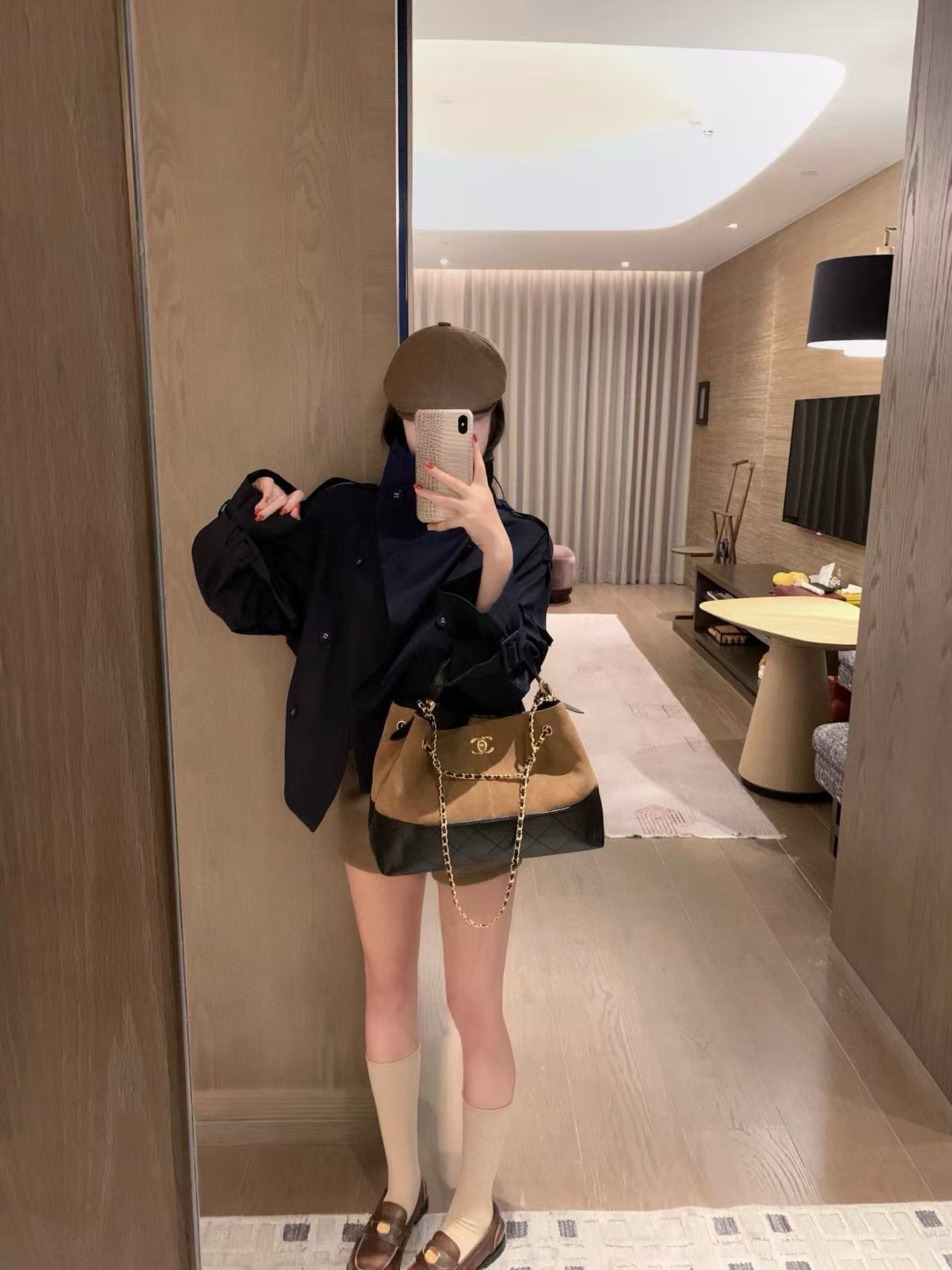 L0WEW ダブルブレストトレンチコート【50％割引+送料無料】