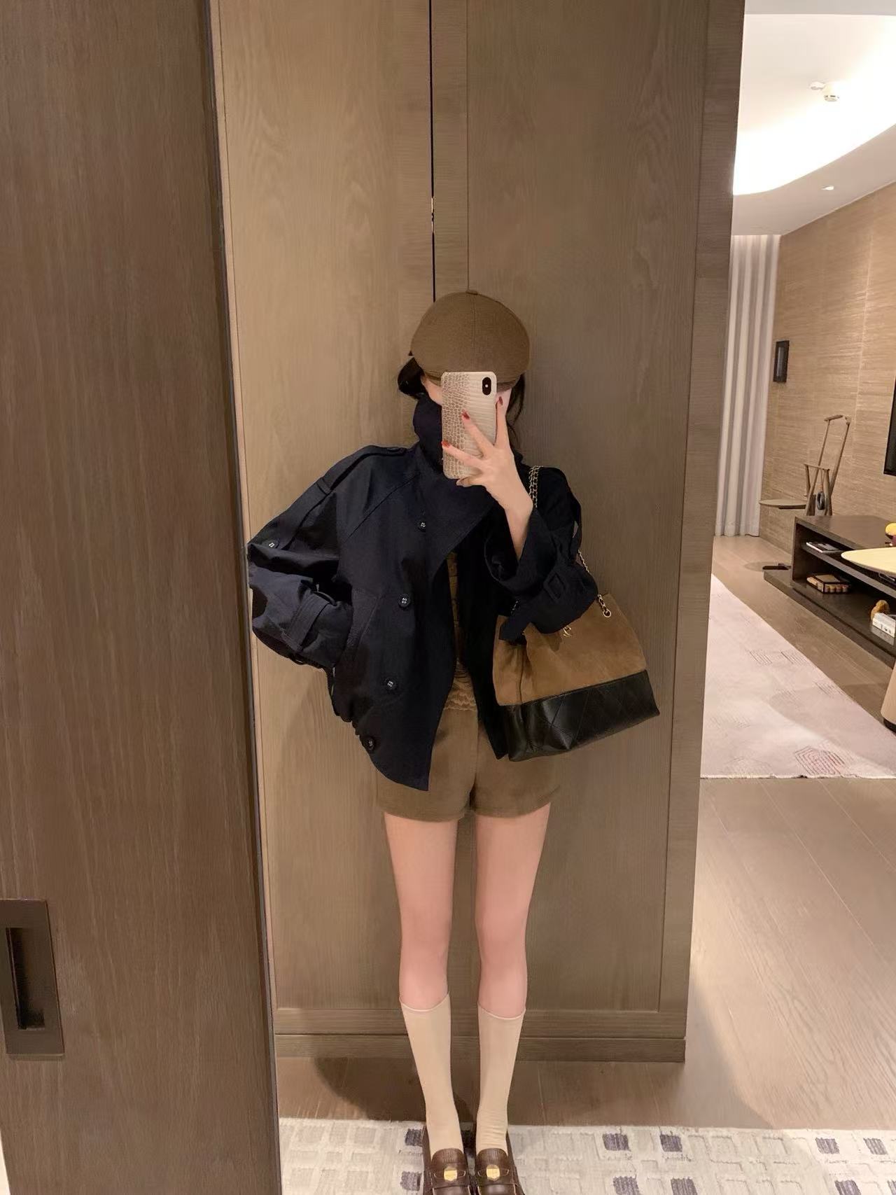 L0WEW ダブルブレストトレンチコート【50％割引+送料無料】