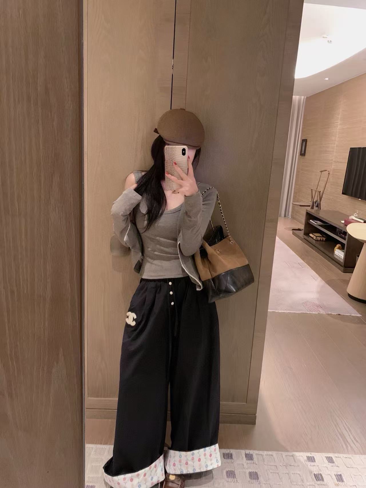 CHANE1 カーディガン+パンツ 3点セット【50％割引+送料無料】