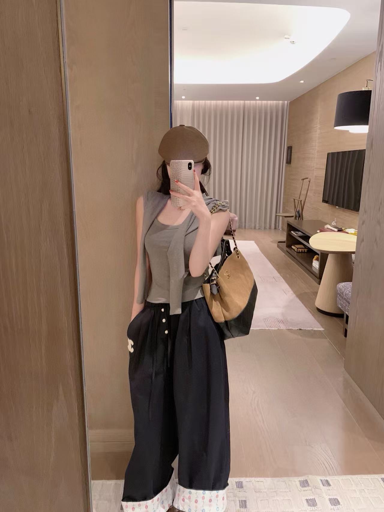 CHANE1 カーディガン+パンツ 3点セット【50％割引+送料無料】