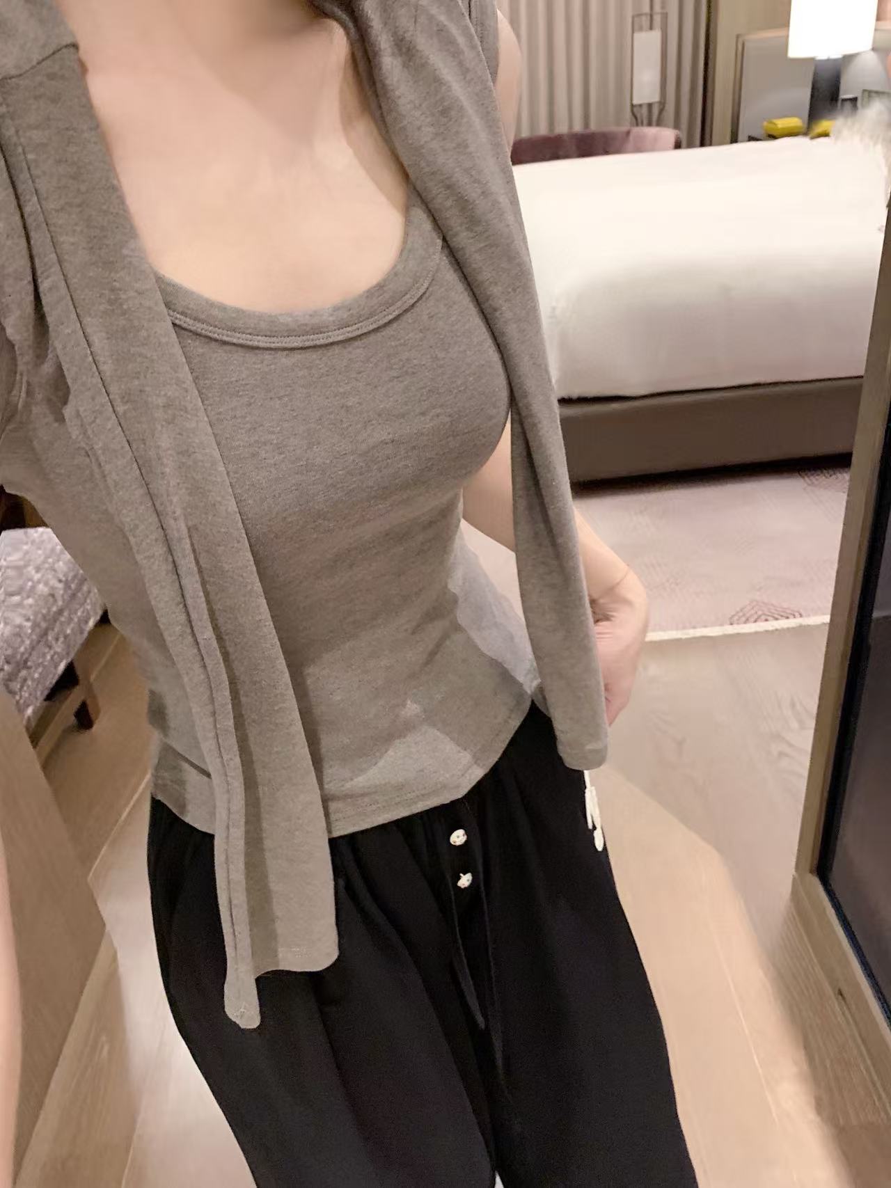 CHANE1 カーディガン+パンツ 3点セット【50％割引+送料無料】