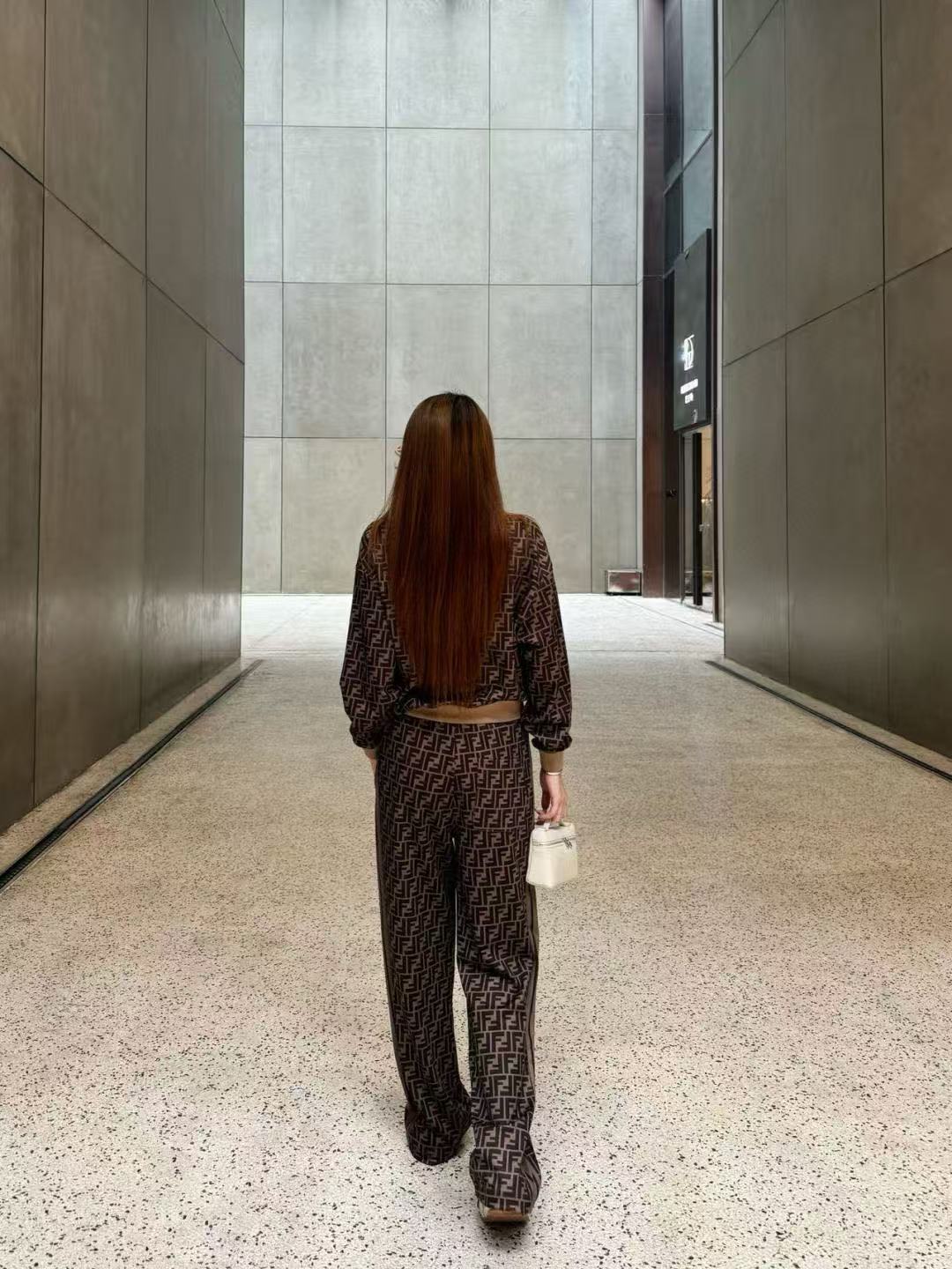 FEND1FF カジュアルトップス + パンツ ツーピースセット【50％割引+送料無料】