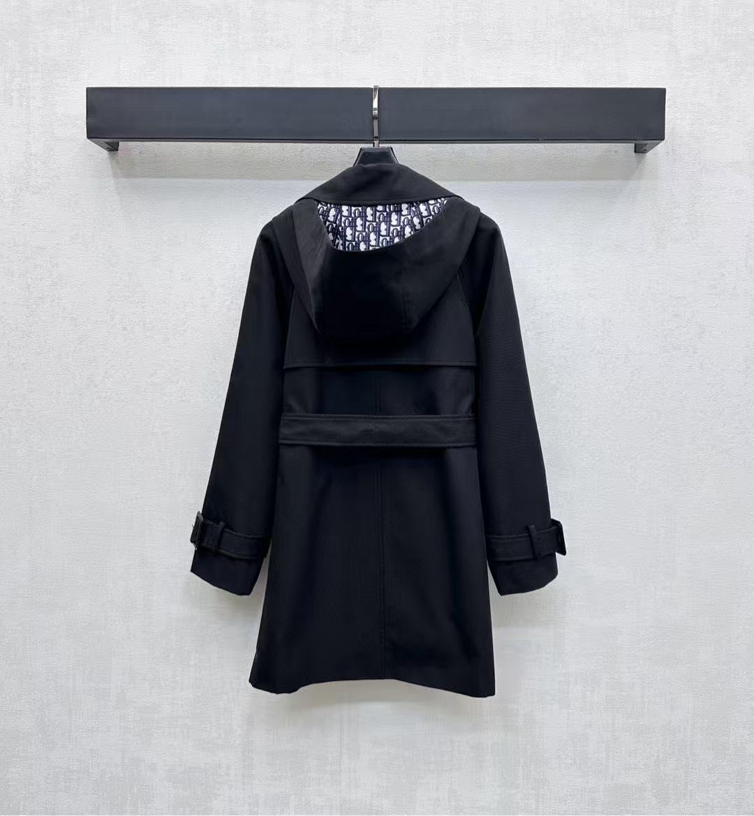 DI0R ラペルベルト トレンチコート【50％割引+送料無料】