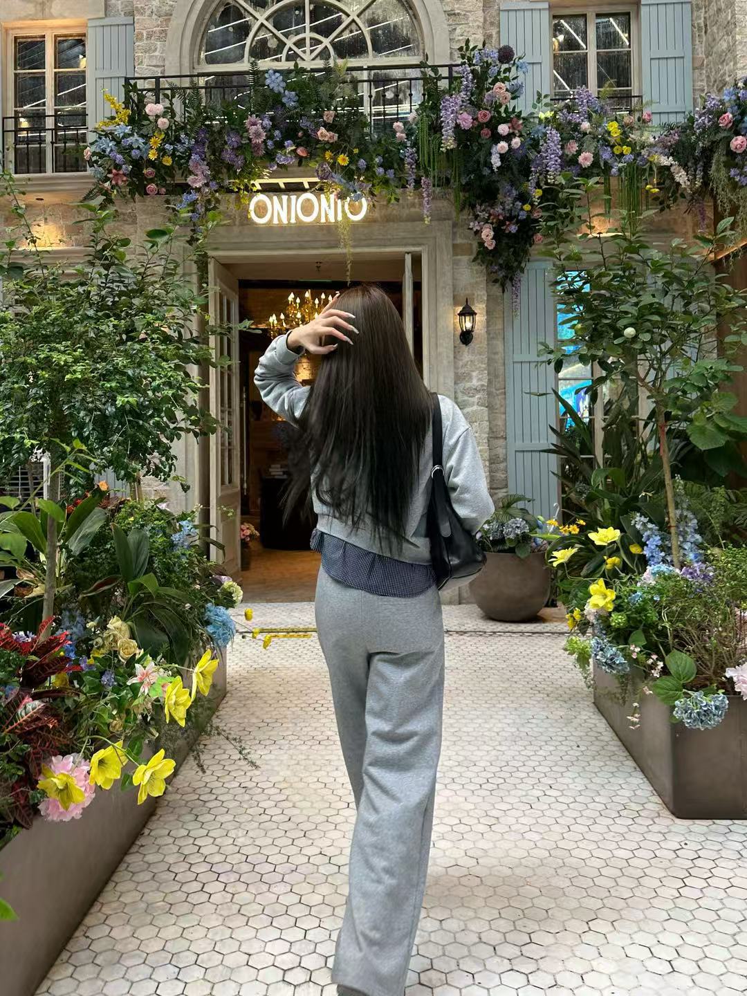 PR4DA 高品質ラウンドネックスウェットシャツ + パンツ 2ピースセット【50％割引+送料無料】