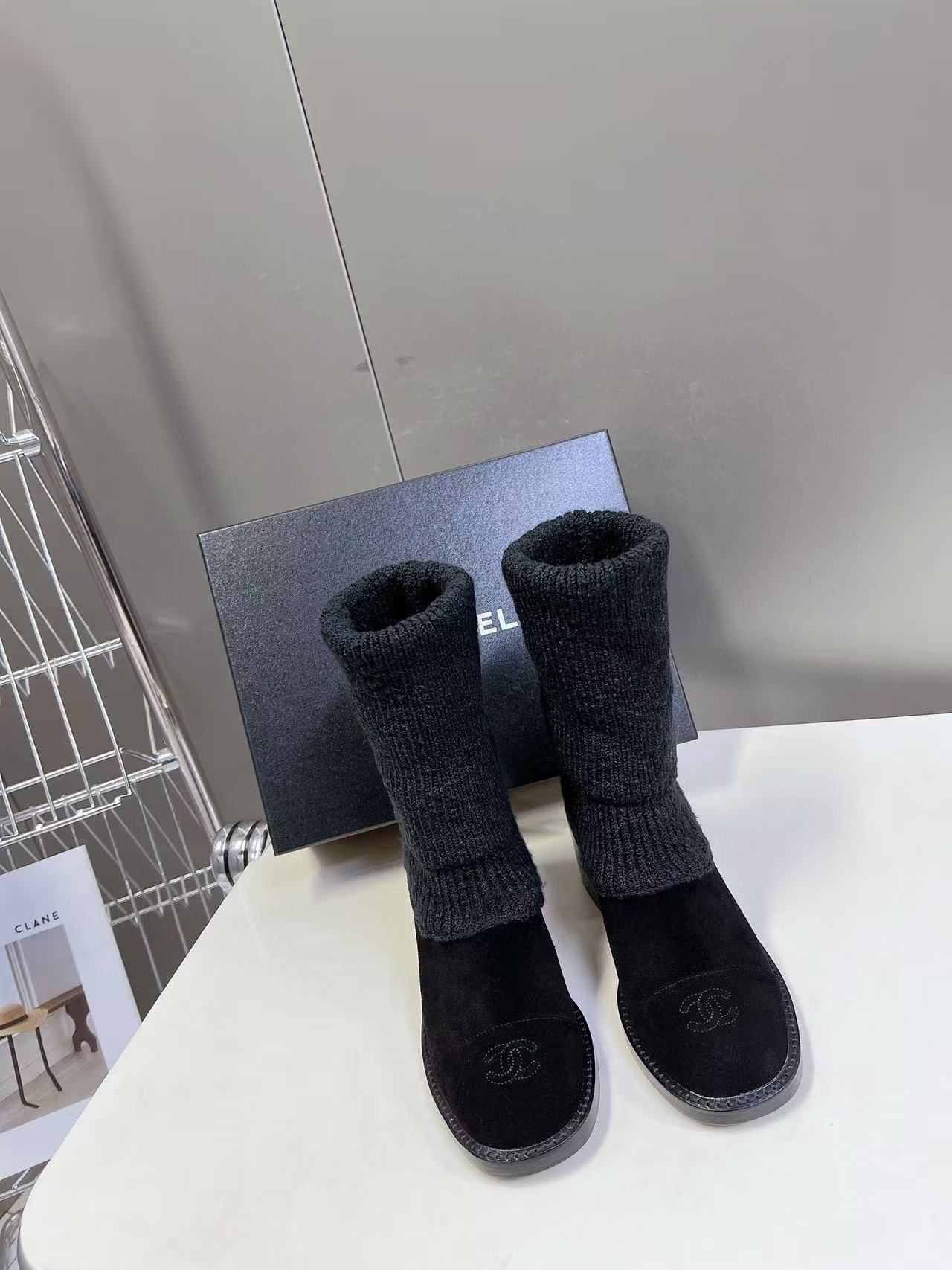 CHANE1 高品質ソックスブーツ【50％割引+送料無料】