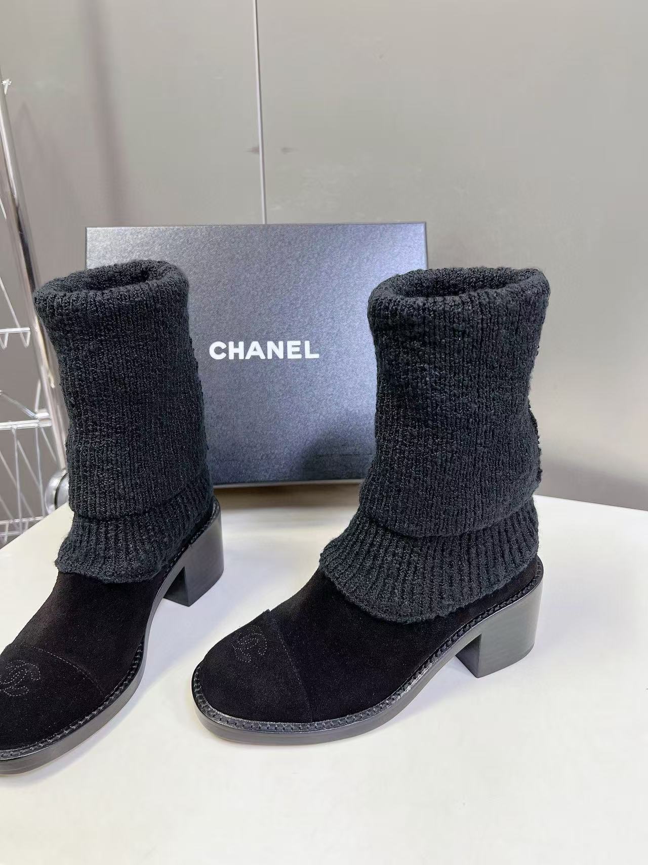 CHANE1 高品質ソックスブーツ【50％割引+送料無料】