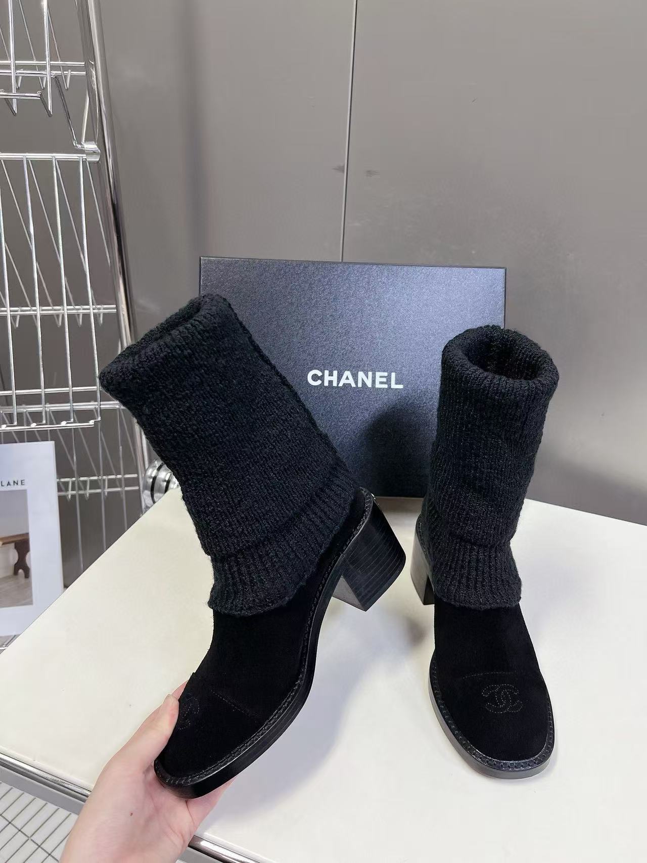 CHANE1 高品質ソックスブーツ【50％割引+送料無料】