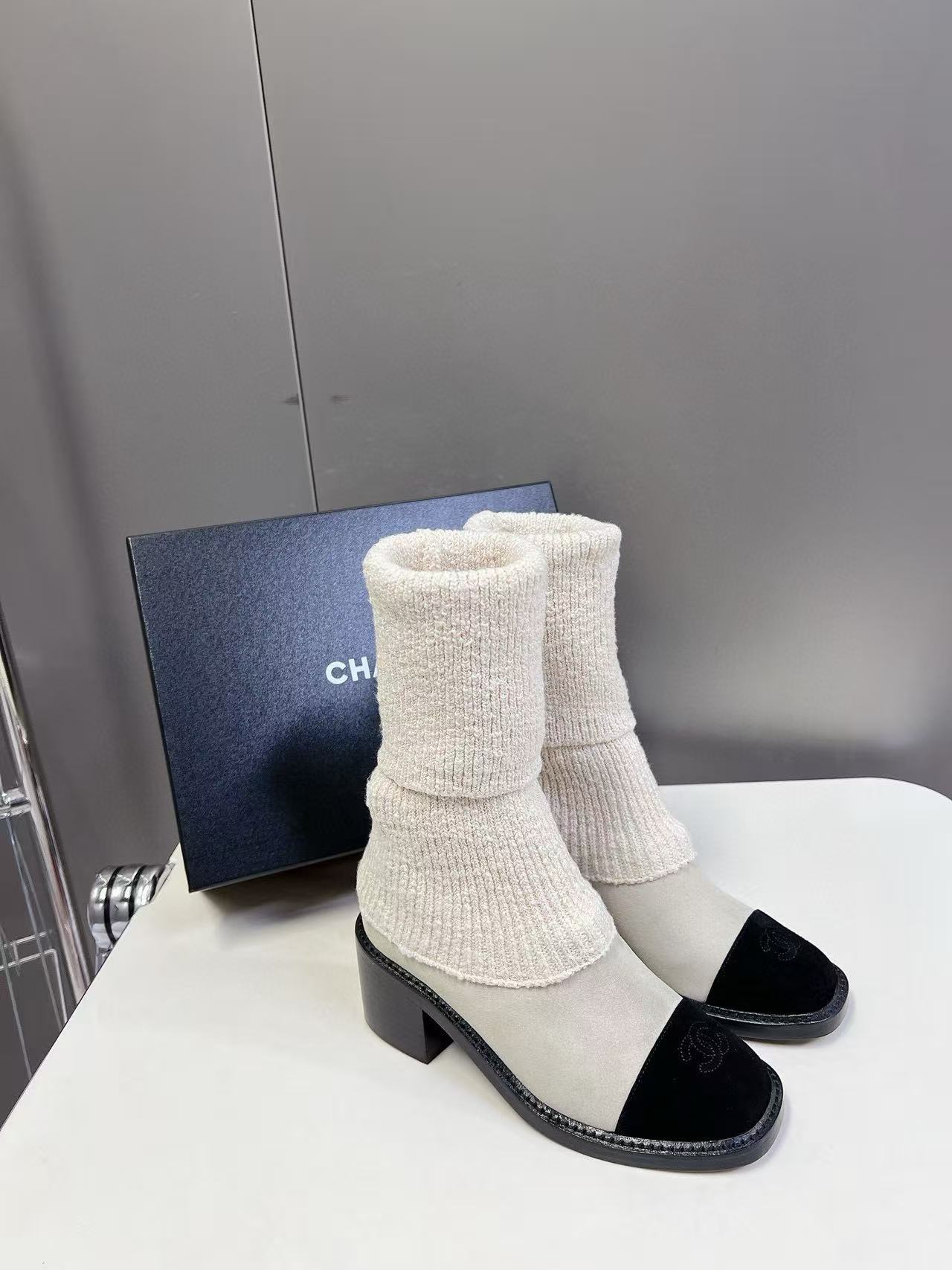 CHANE1 高品質ソックスブーツ【50％割引+送料無料】