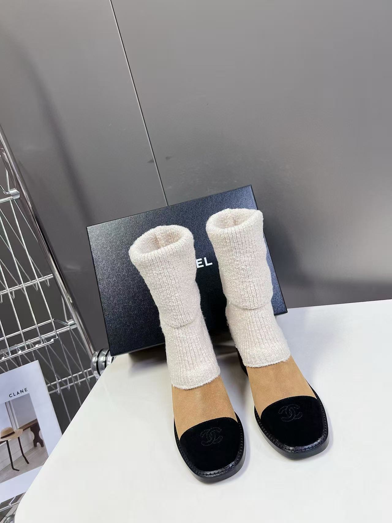 CHANE1 高品質ソックスブーツ【50％割引+送料無料】