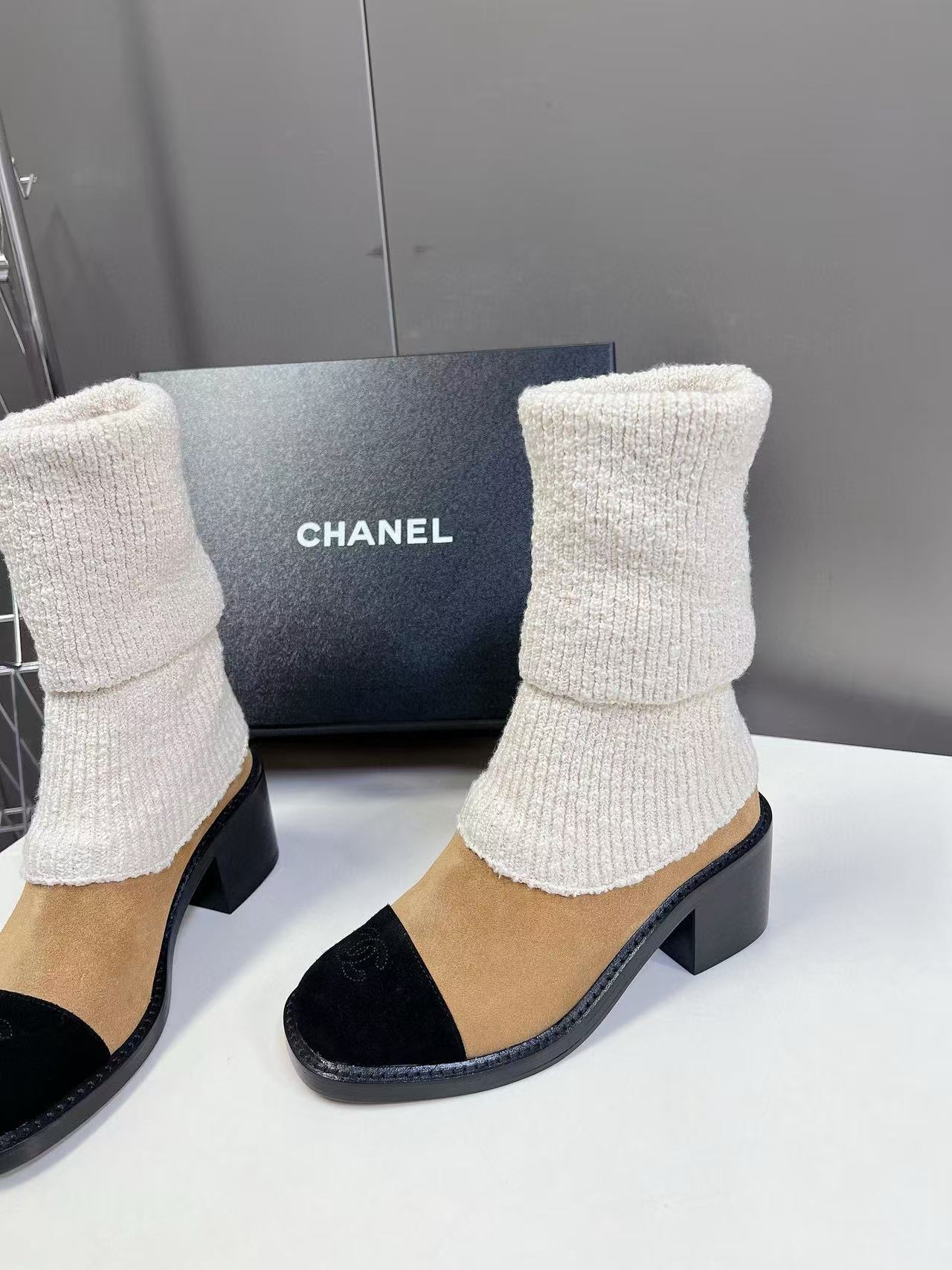 CHANE1 高品質ソックスブーツ【50％割引+送料無料】