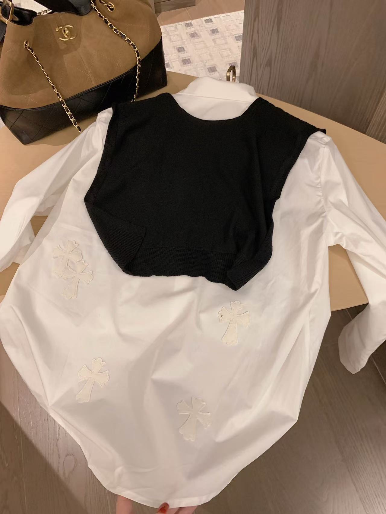 Chr0me Heartsショールシャツ【50％割引+送料無料】