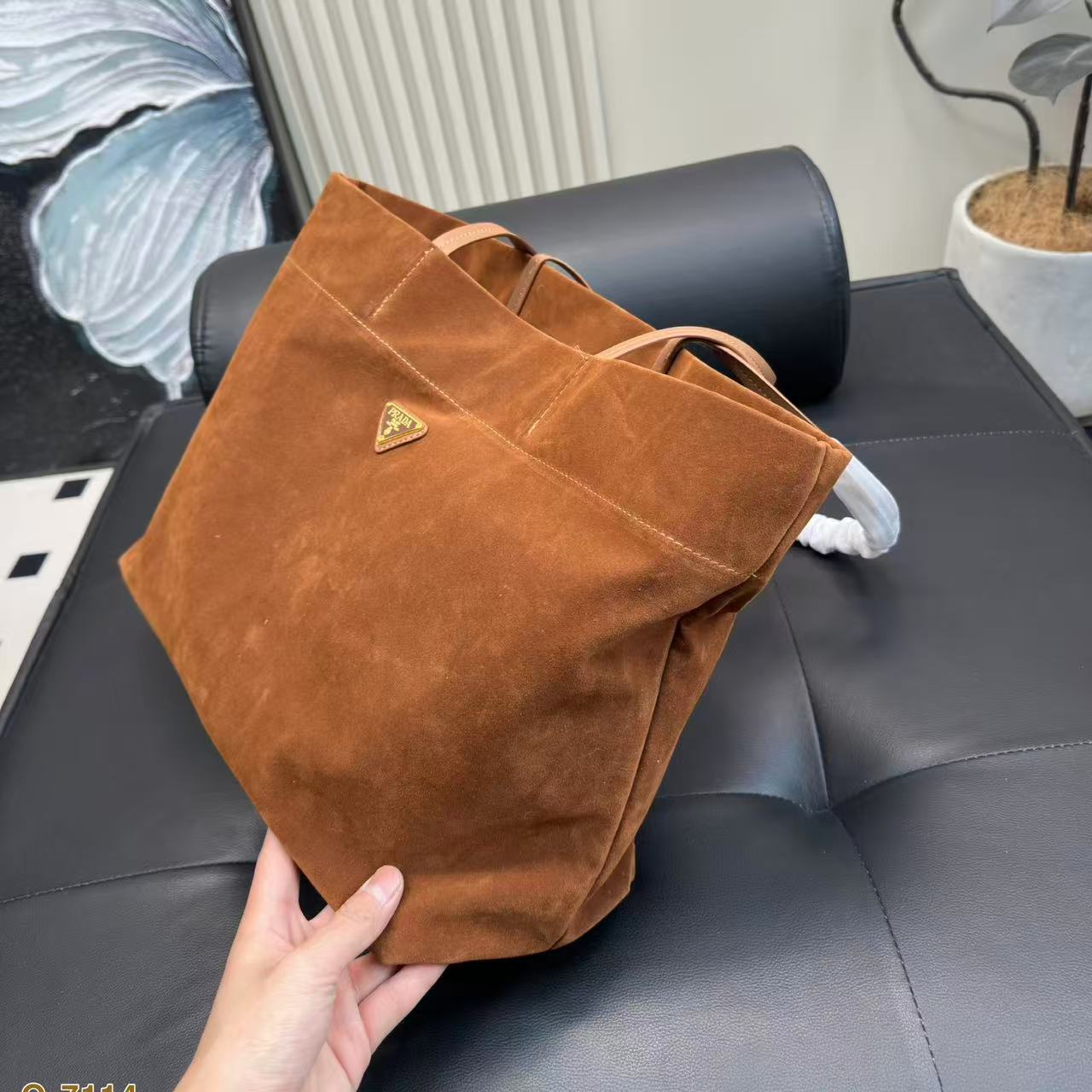 PR4DA 鹿革ショッピングバッグ【50％割引+送料無料】